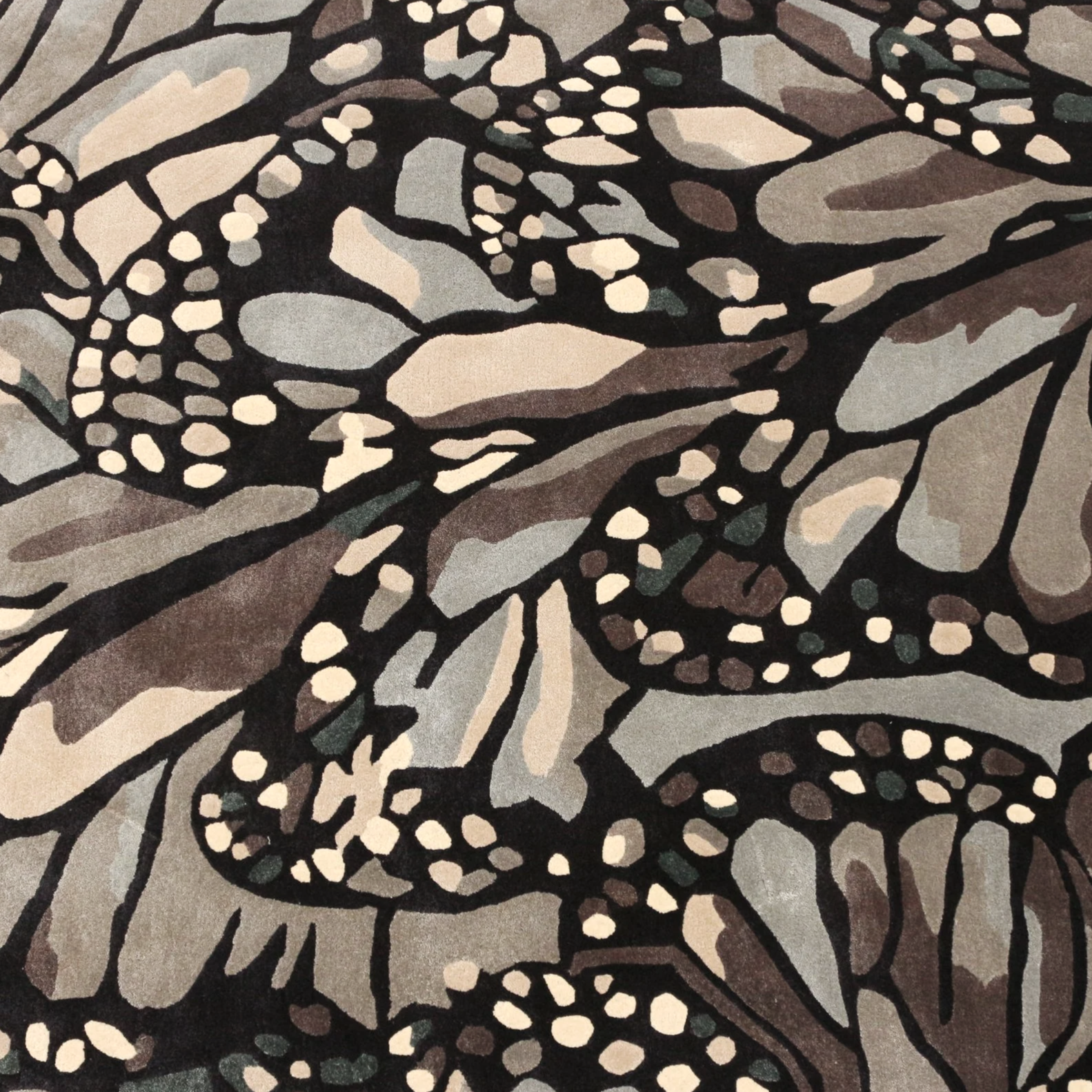 Butterfly Tufted Design