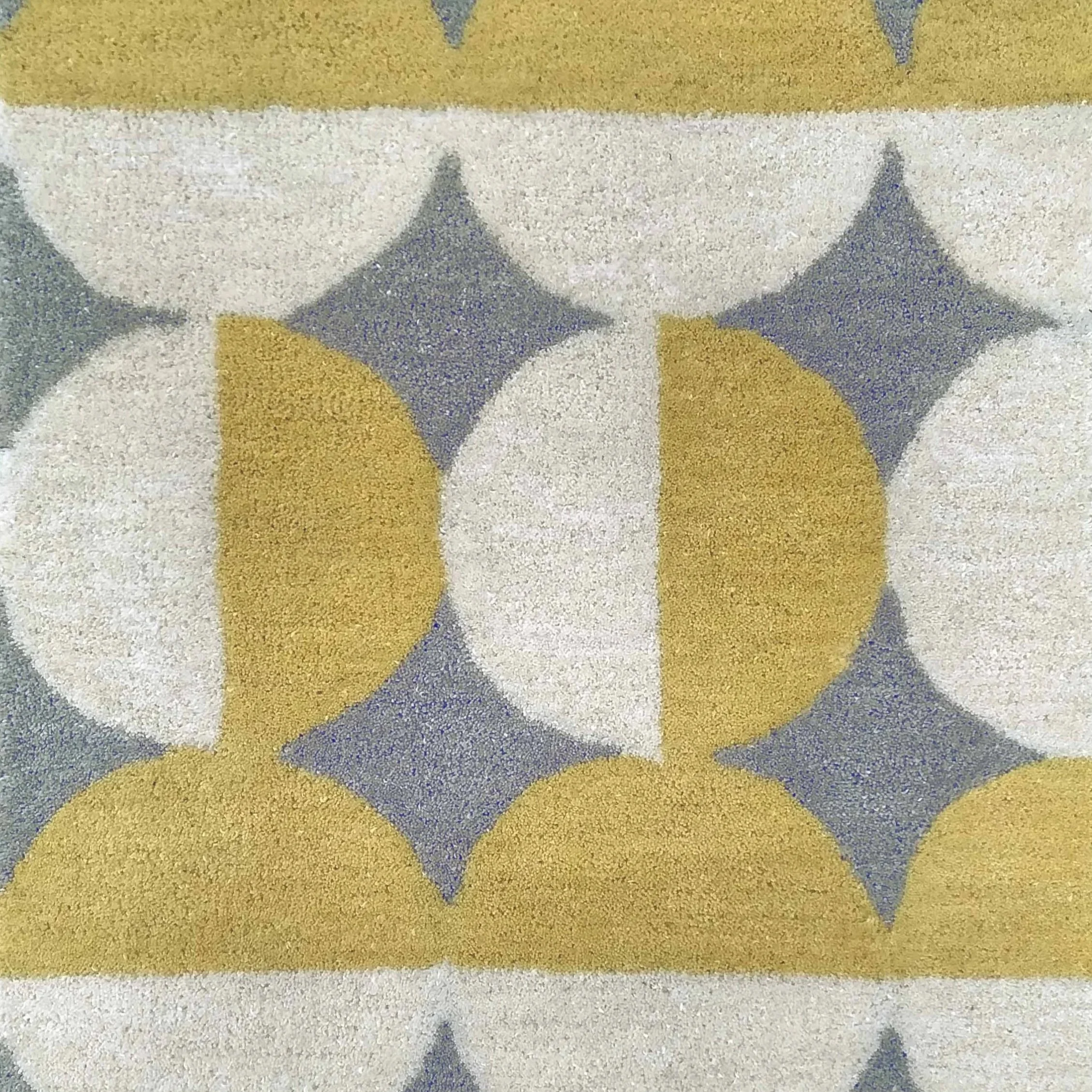 Geometric Design Tufted Wool