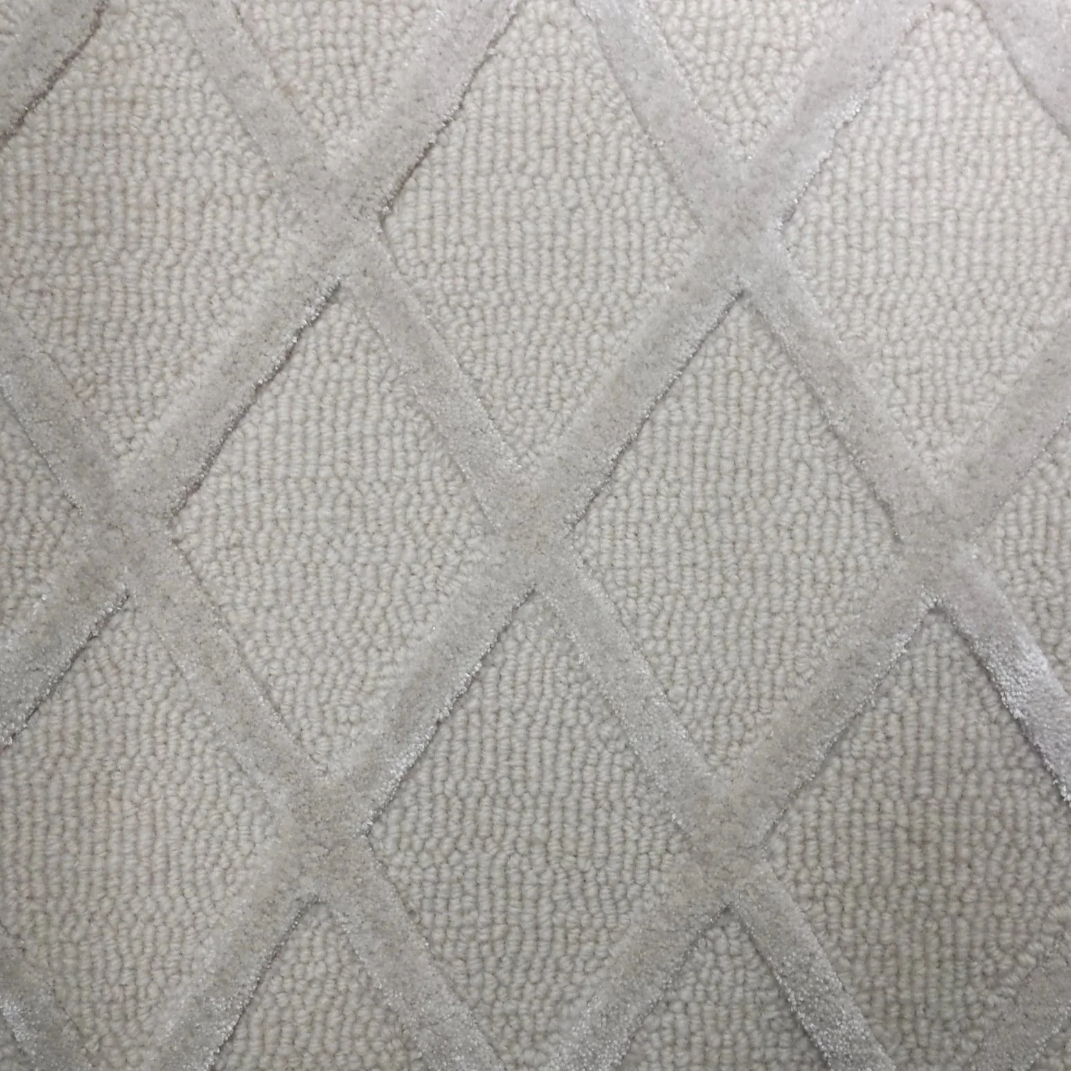 Wool Loop with Tencel Tuft Detail