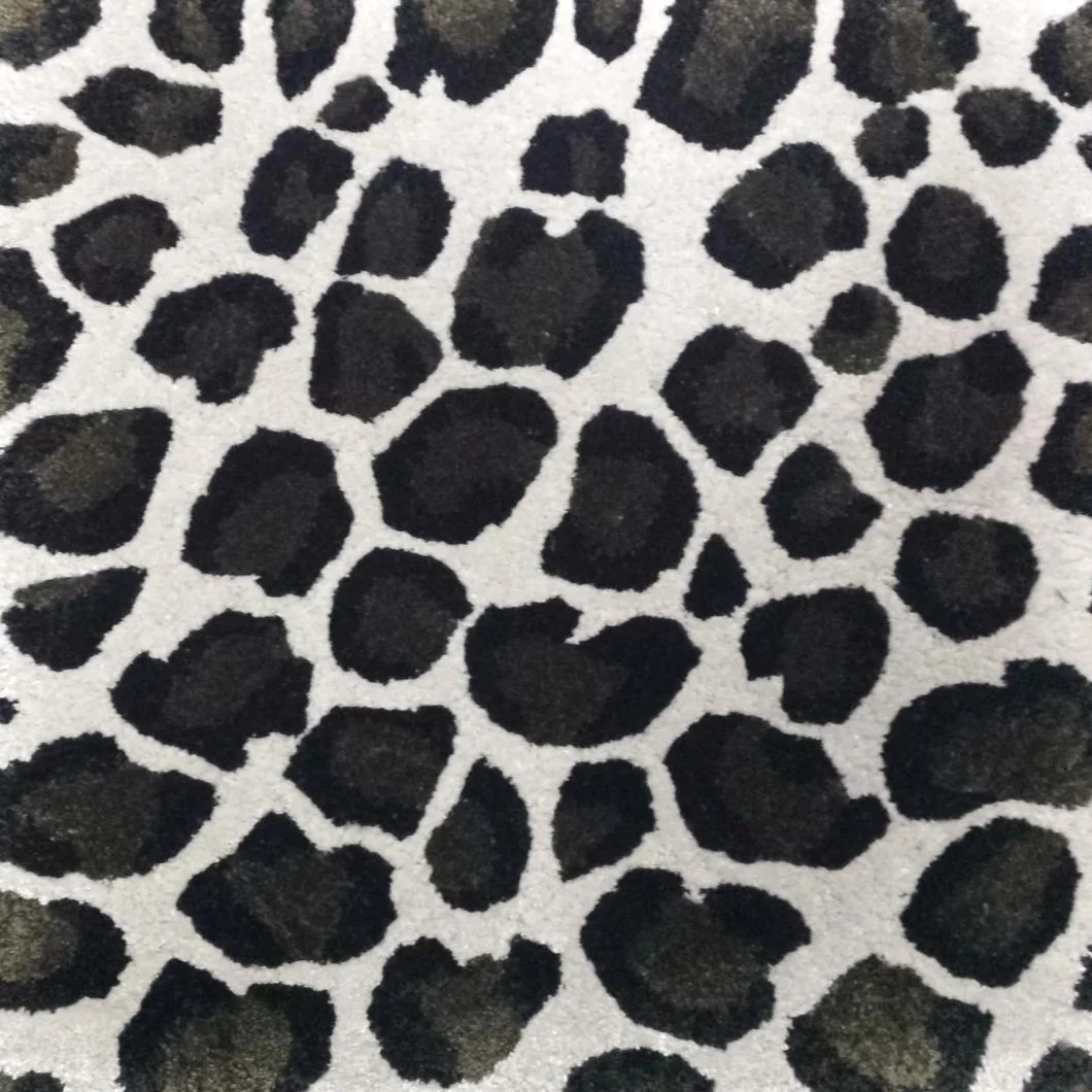 Tufted Leopard Print Tencel