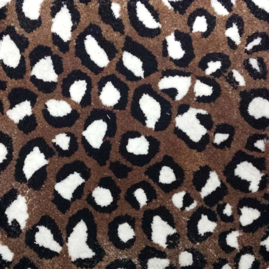 Tufted Leopard Print Tencel