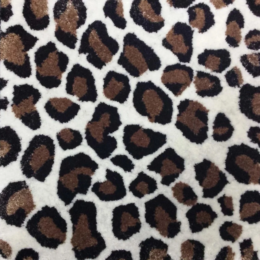 Tufted Leopard Print Tencel