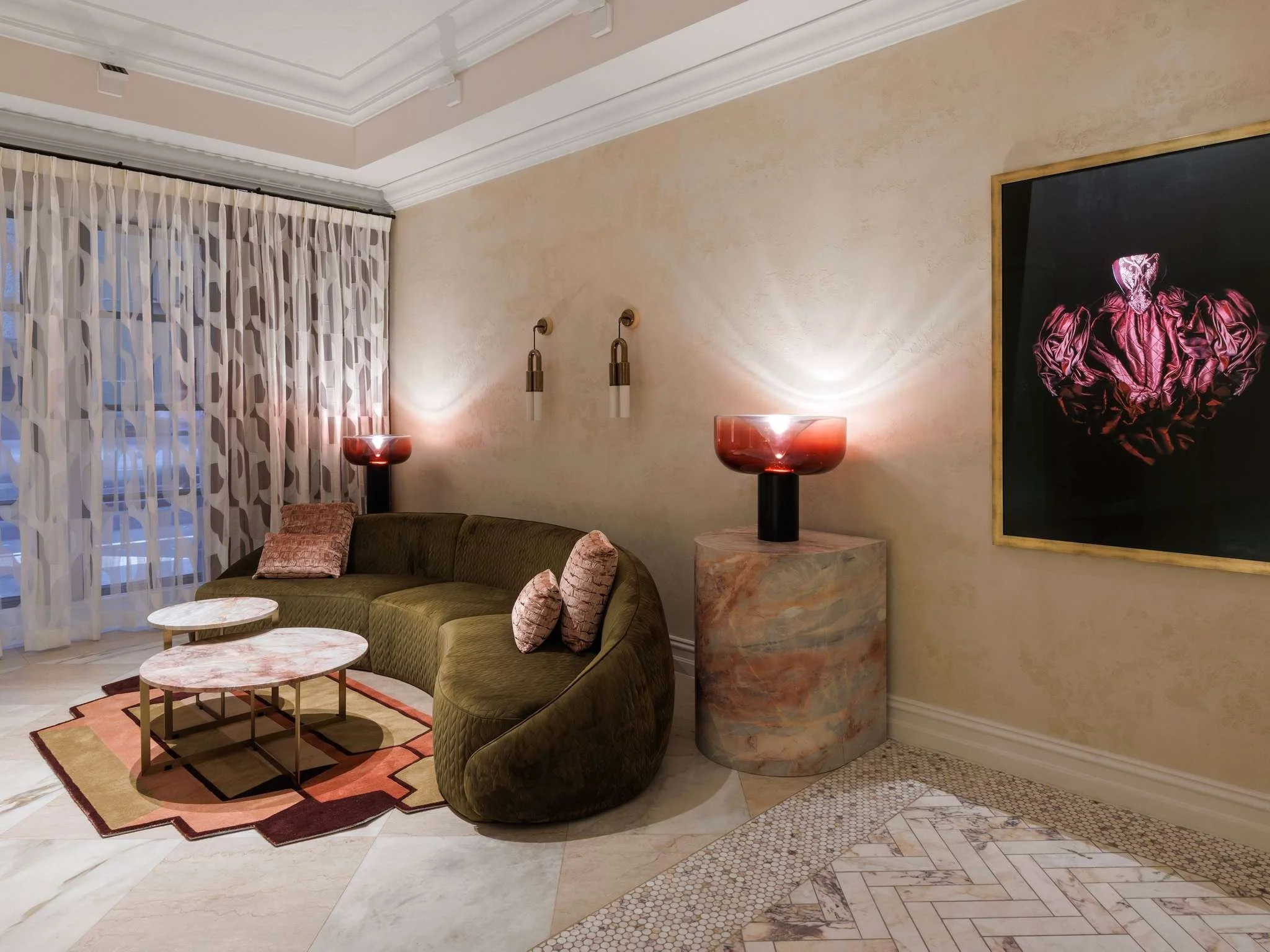 Project: The Sebel Flinders Lane  |  Agent:   Wautier Direct   |   Image Credit: Accor Hotels   | Product: Ikon Print Rugs and Carpet 