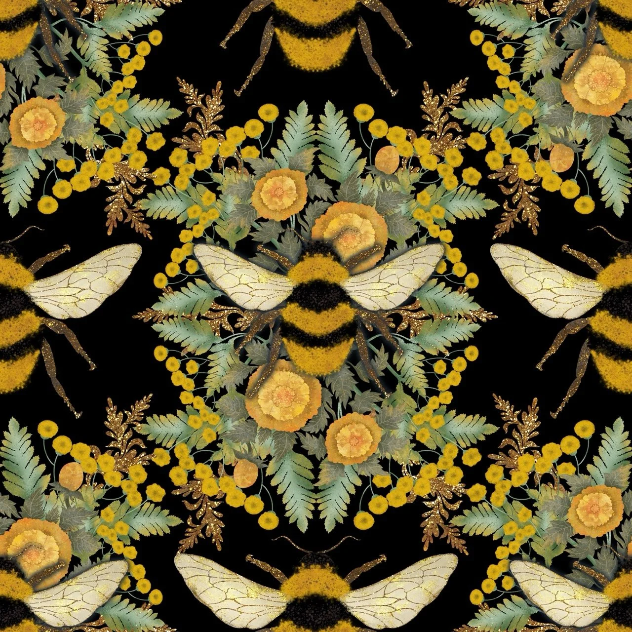 Wattle and Bee