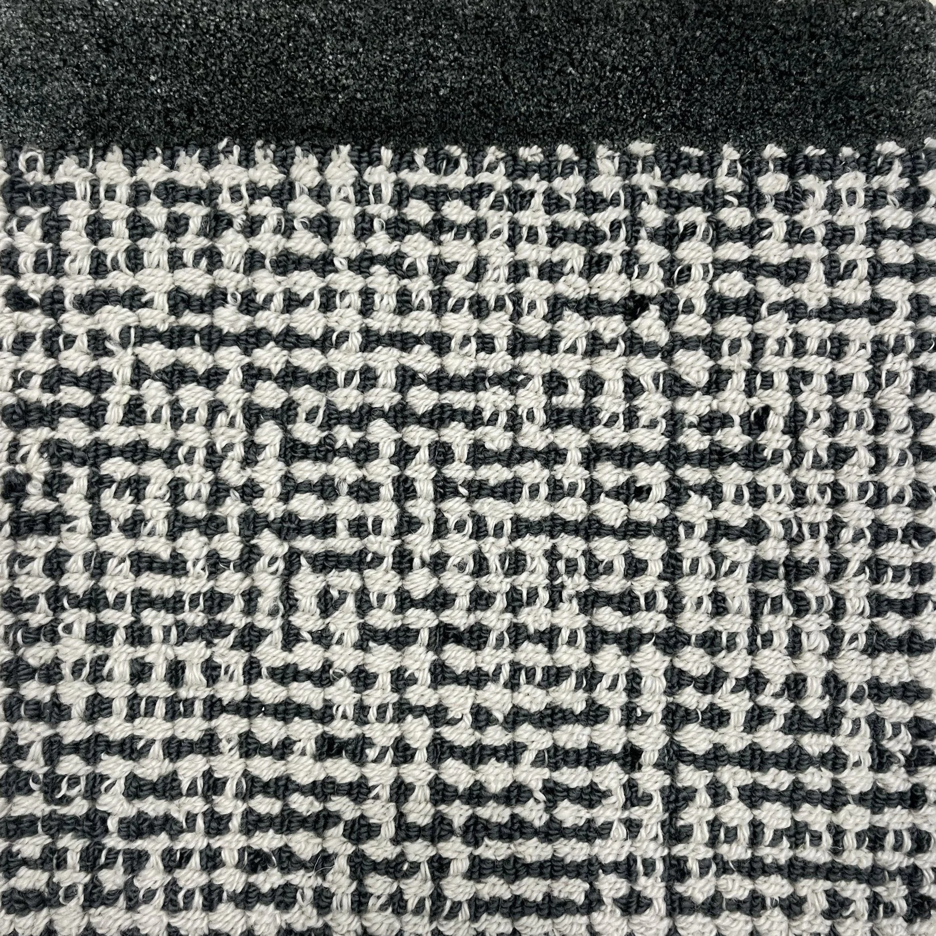 Wool Tweed Loop with Tencel Tuft