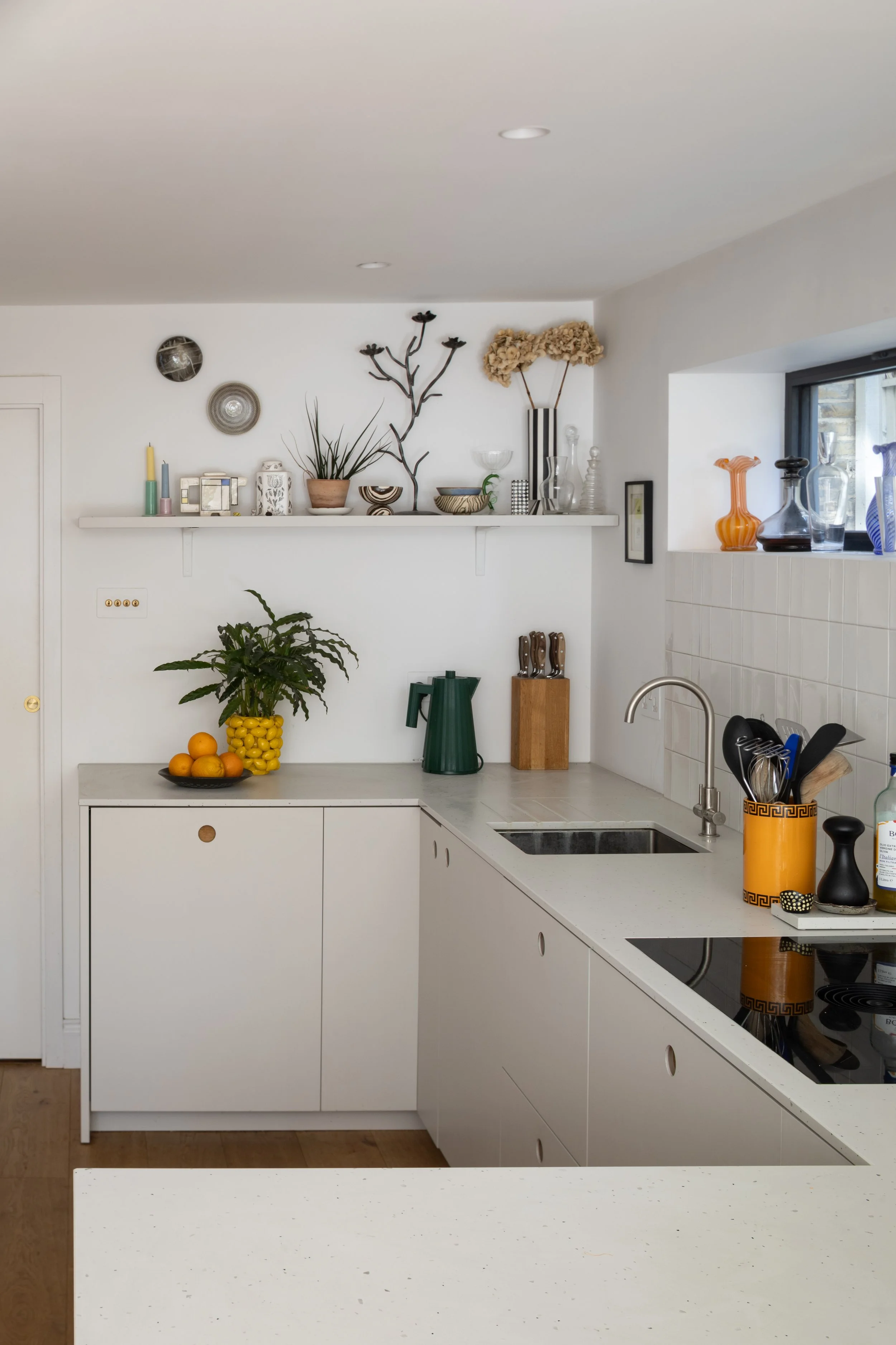Inside-Out House, Brockley, London – Open Kitchen Shelving by Studio Manifest Architects