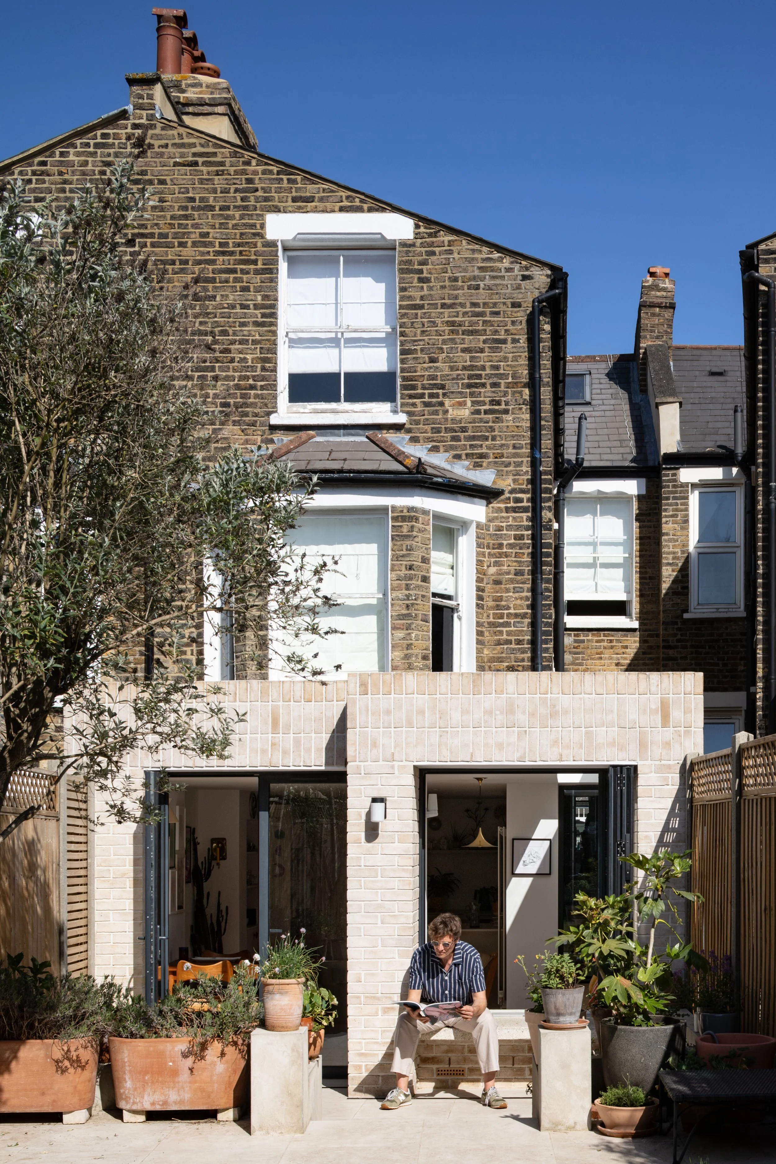 Inside-Out House, Brockley, London – Timber Frame Rear Extension with Rear Courtyard by Studio Manifest Architects