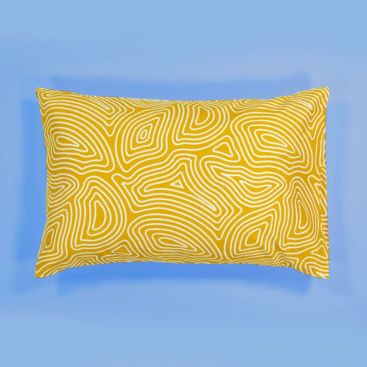 Sample Pillowcase - Mountain Topography