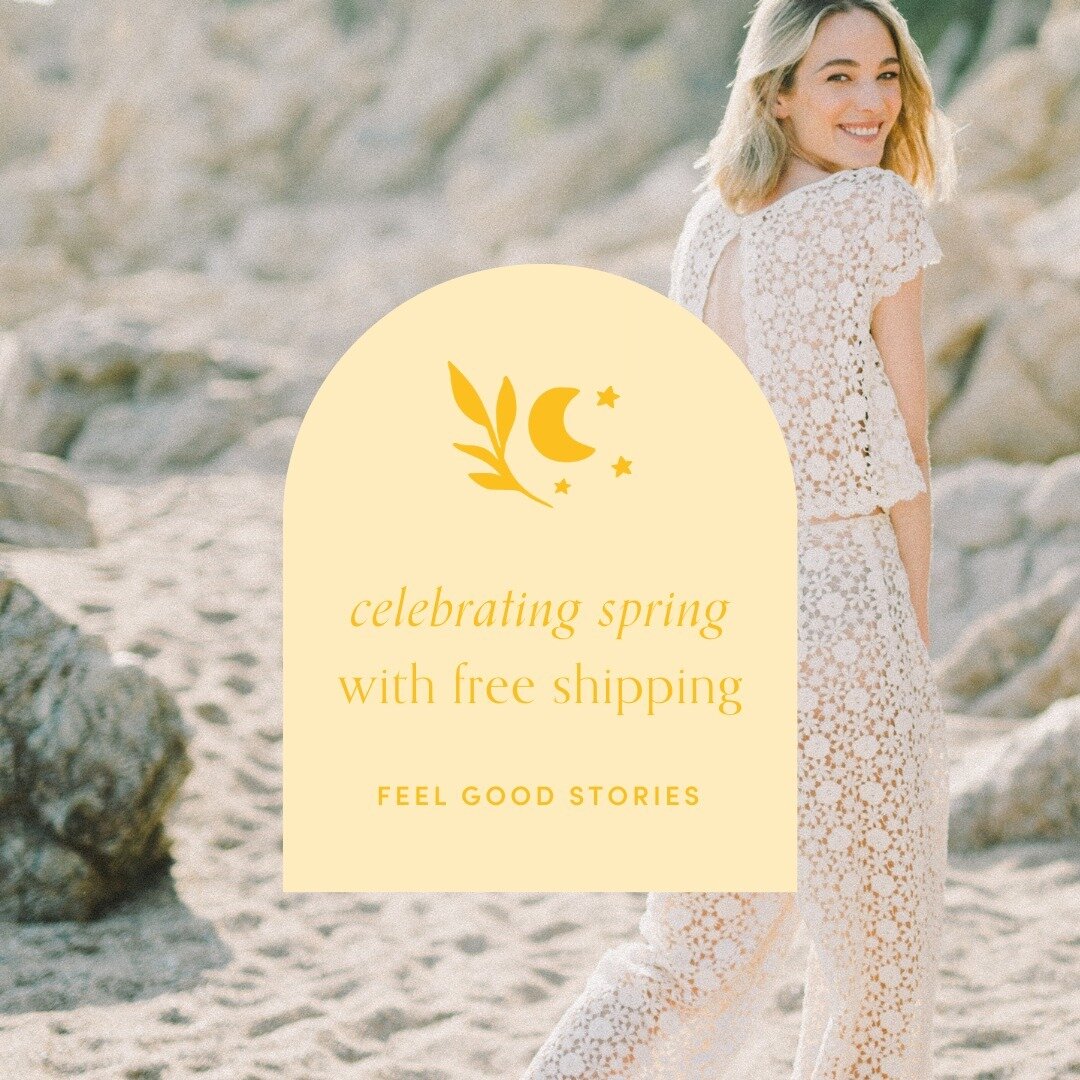 To celebrate spring we are offering FREE SHIPPING on all orders from our webshop for a limited tome only! Make sure to stock up on all of your feel good favourites now! 💌💛🌸