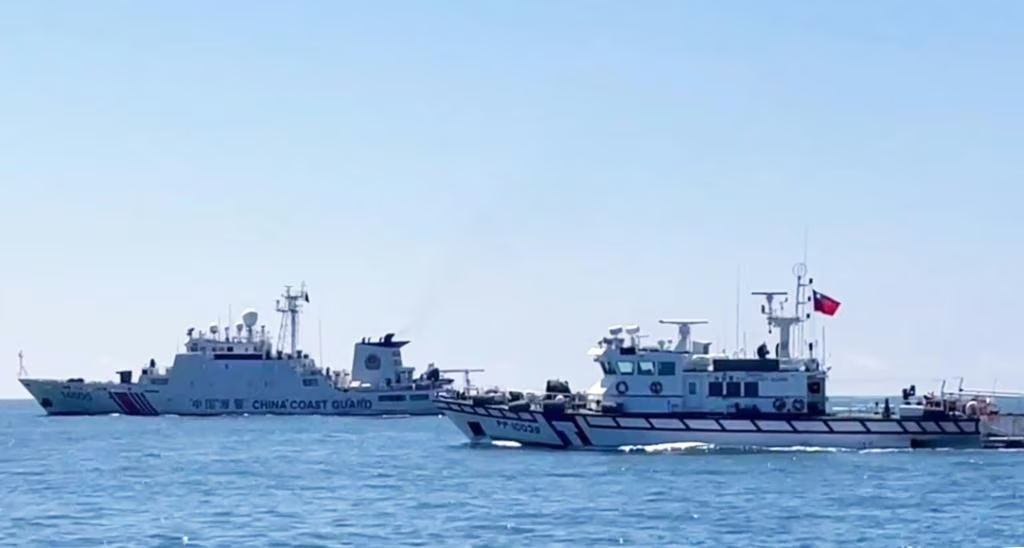 AFP China Deploys Record Number of Ships Around Taiwan as Pressure Grows