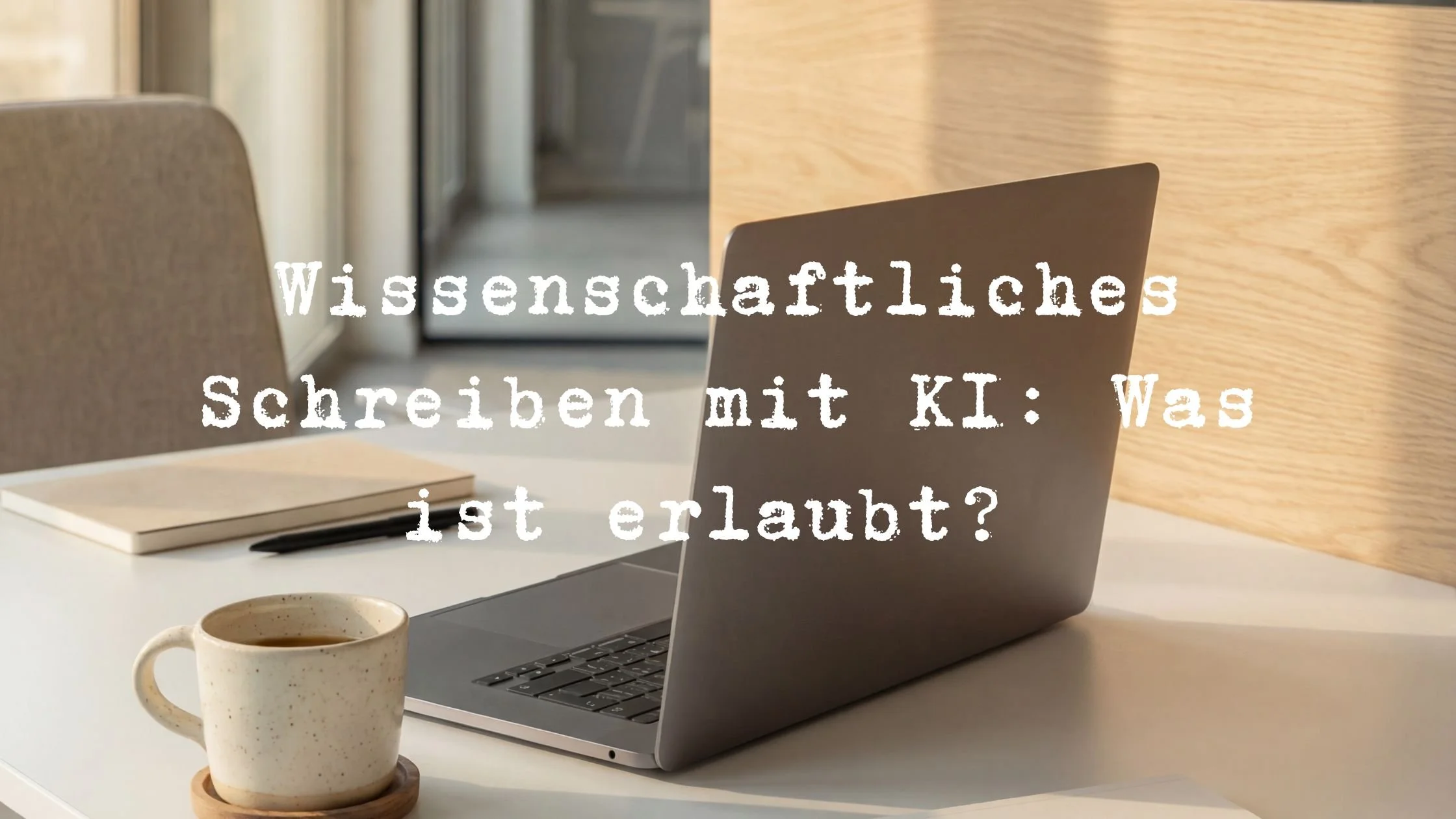 KI im wissenschaftlichen Schreibprozess: Was ist erlaubt?