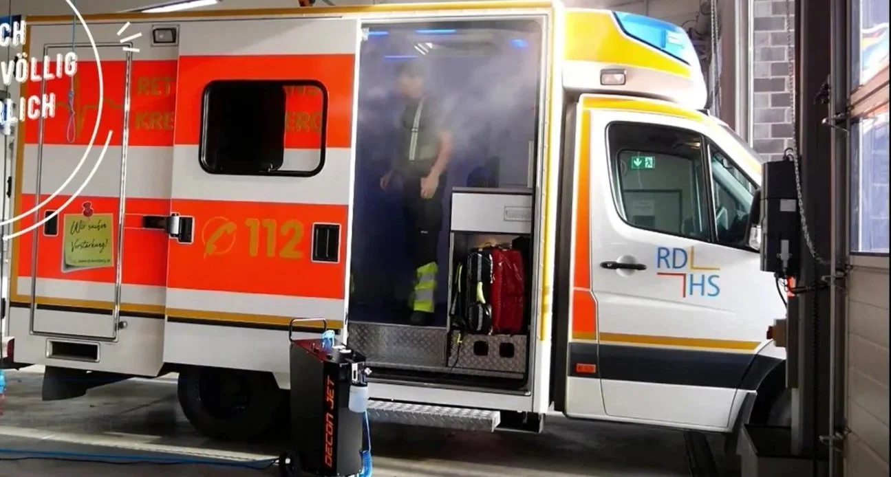 Rettungswagen desinfektion