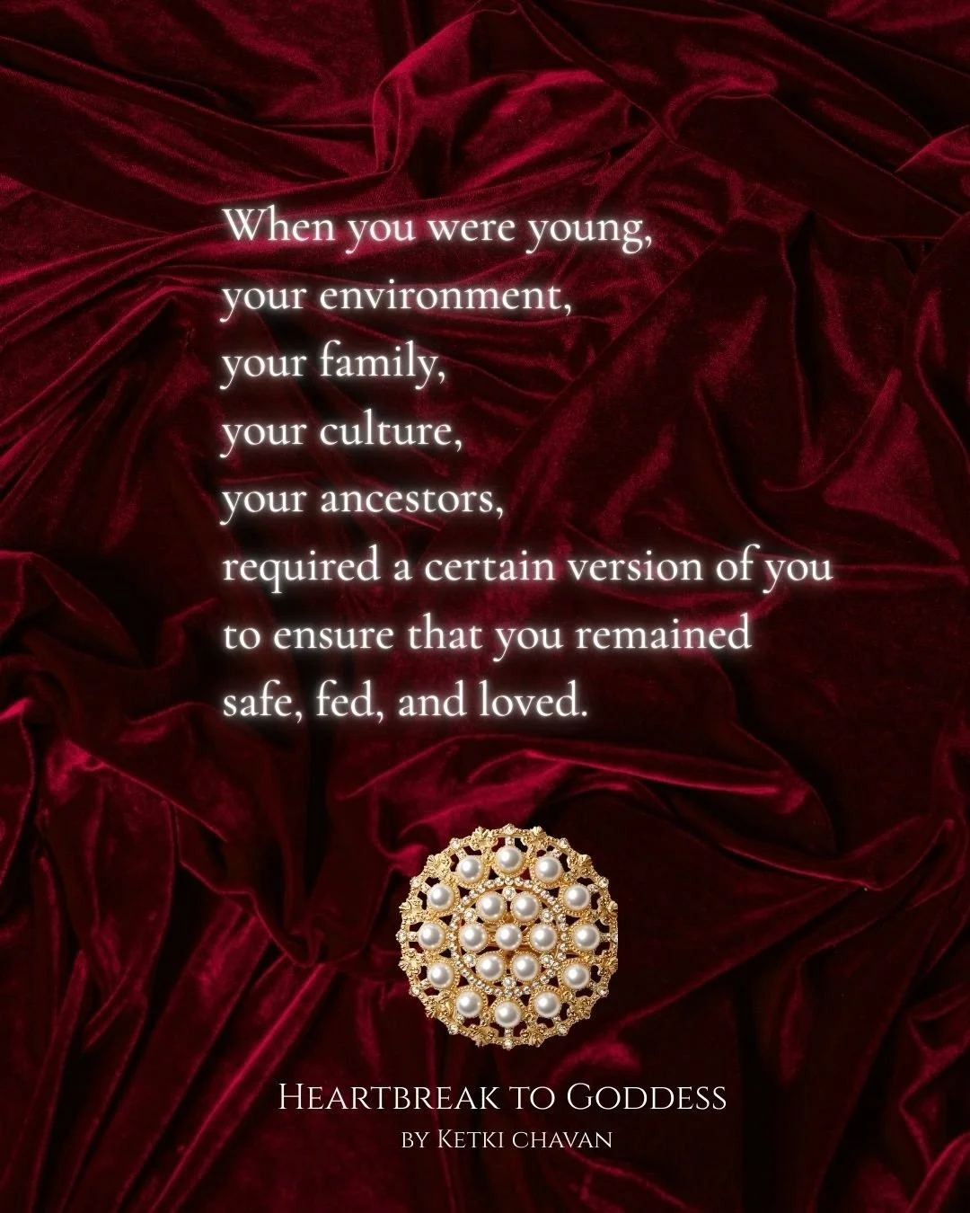 Let this eclipse be your initiation 🥀🌹Pre-orders of my book &ldquo;Heartbreak to Goddess&rdquo; is now available!
The good girl isn&rsquo;t a personality, 
she is a surviving veil. 
To understand why we adopt her mask, 
we must first understand the