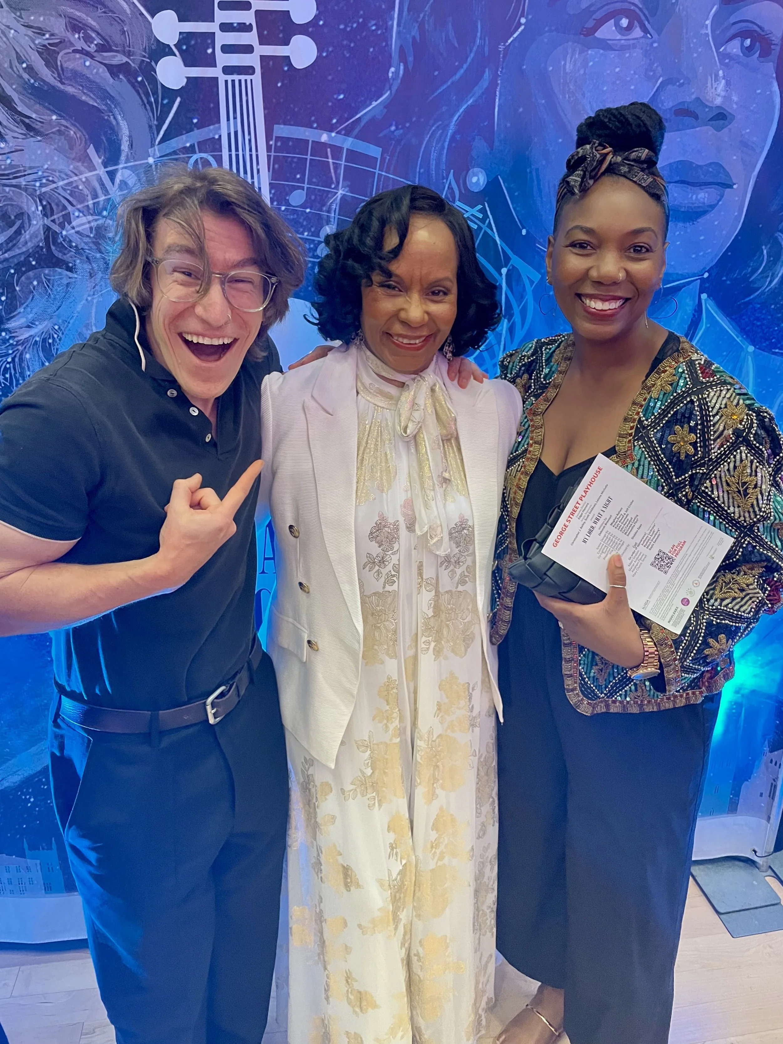Traci & Axel loved watching GAYLE SAMUELS shine in My Lord, What a Night at the George Street Playhouse!