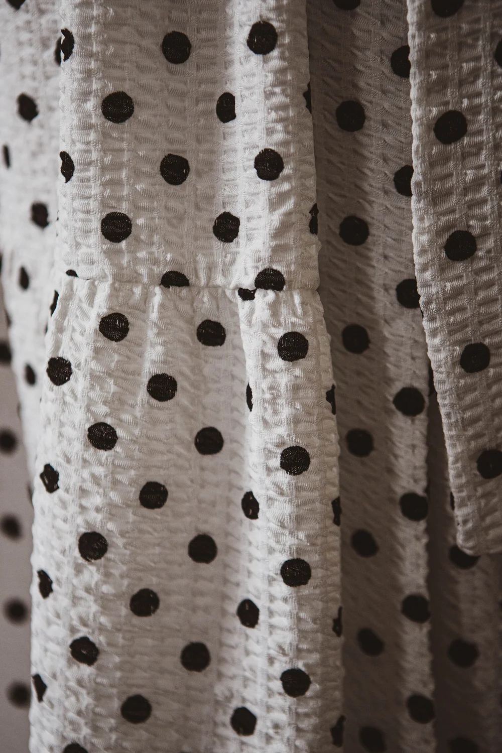knee length dresses for ladies Polka Dot Casual Buttoned Short Maternity Dress