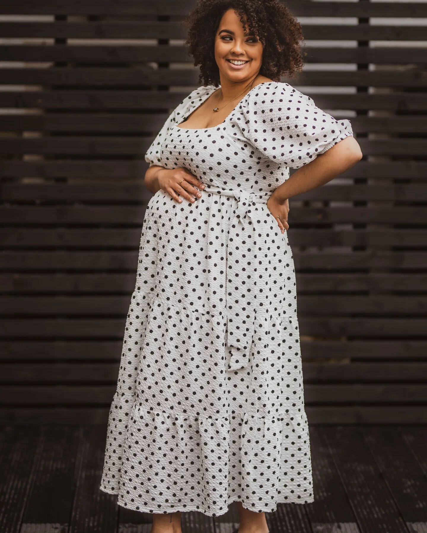 Happy pay weekend 🤑
Fancy treating yourself to a new outfit? Our Polka Dot Midi Dress is super versatile; it is suitable for bump, beyond and is feeding friendly too. We know customers who have worn it to a wedding, their baby shower and also for ev