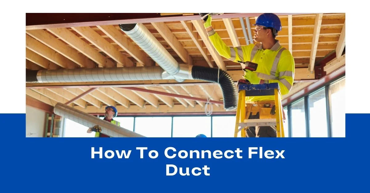 How To Connect Flex Duct To Rigid Duct www.ductingsuppliesuk.com