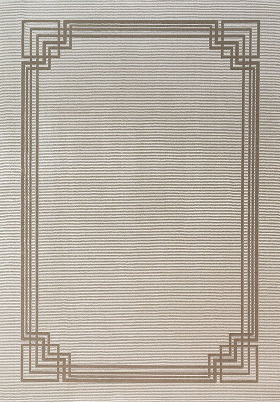 Astana Greek Beige Border rug - Carpets Direct