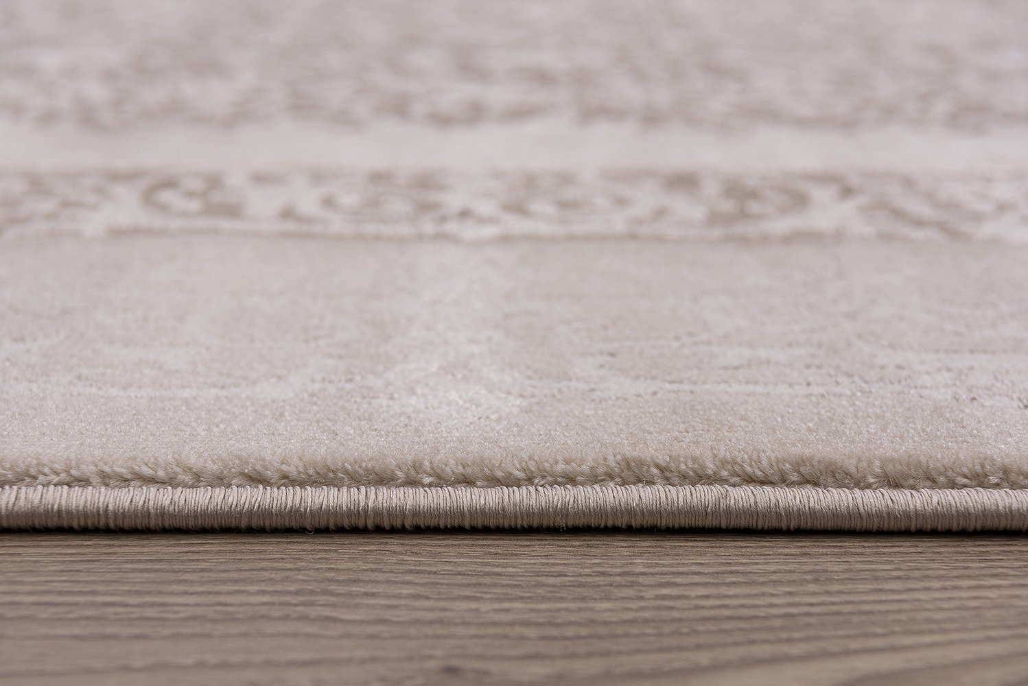 Astana Floral Border Beige Rug - Carpets Direct