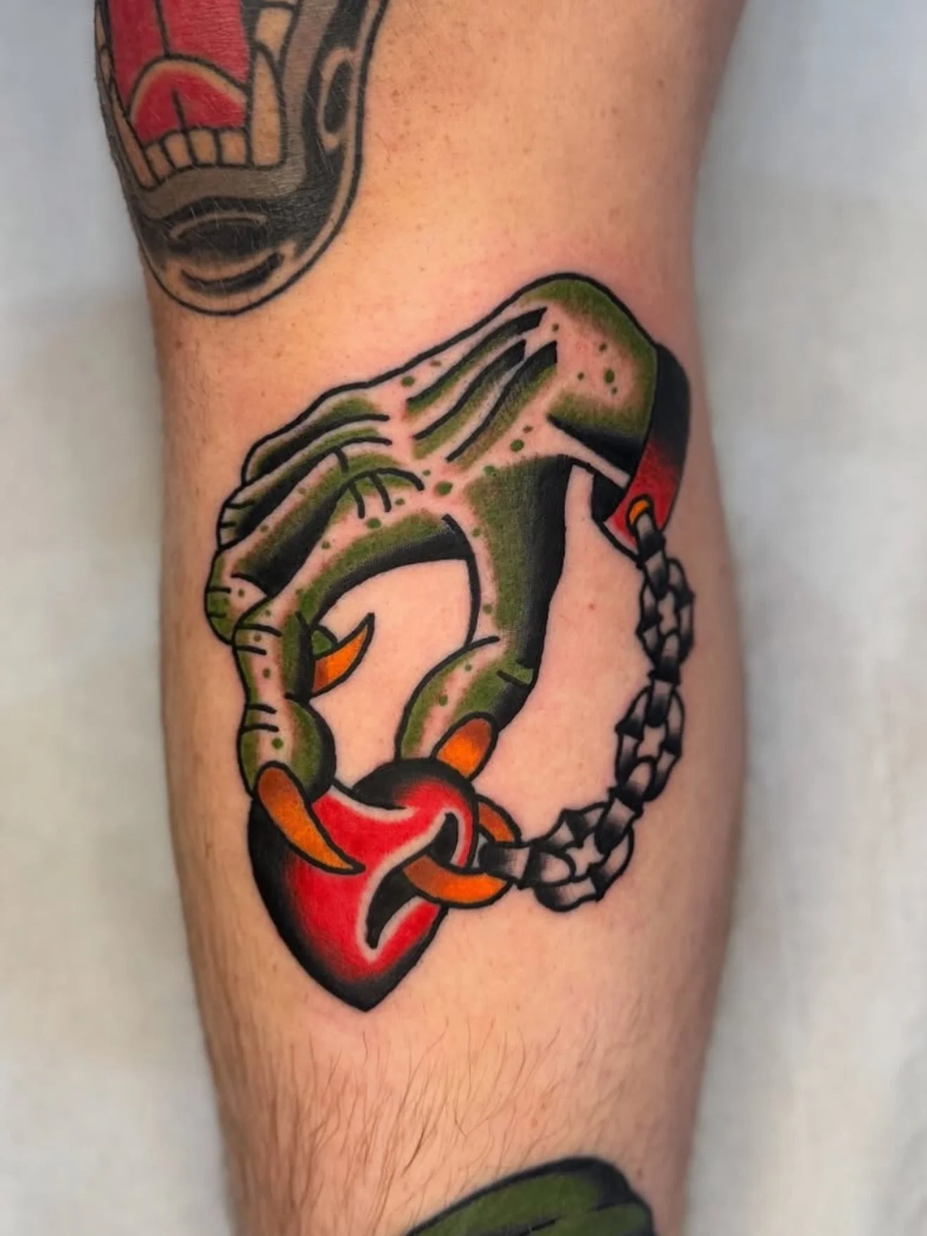 Prisoner of love by @elliotxtattoo for bookings DM or message our artists direct!
. 
.
.
#prisoneroflove #oldschooltattoo #traditionaltattoo #newcastleunderlyme #staffordshirestaffordshiretattoo #inkmaster #wolstantontattoo #wolstanton #stokeontrent