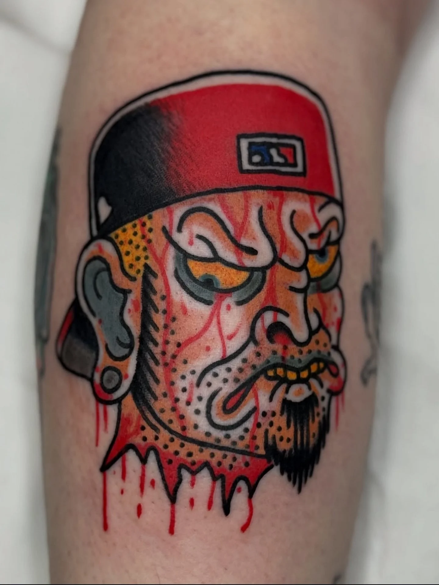 Dead Durst, Fred Durst Namakubi by @elliotxtattoo 
DM for bookings, loads of flash available or send us your ideas, ta for looking!
.
.
.
#limpbizkittattoo #namakubitattoo #numetaltattoo #numetal #staffordshire #staffordshiretattoo #traditionaltattoo