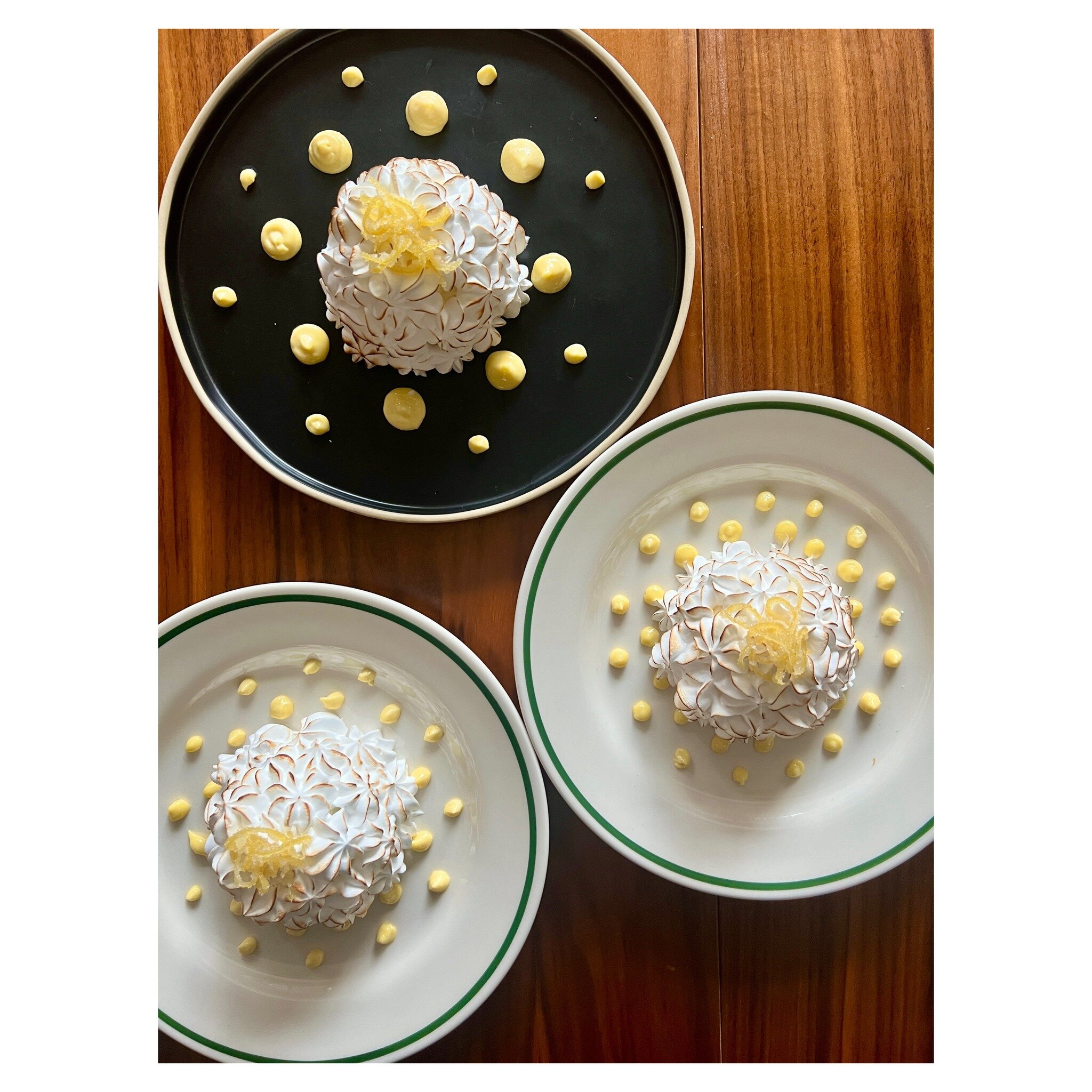 She is beauty, she is grace, she is the sweet new dessert for your face. We&rsquo;re dropping two new desserts today including this delightful lemon meringue Bombe Alaska. It embraces lemon three ways&mdash;lemon ice cream, curd, and candied zest wit