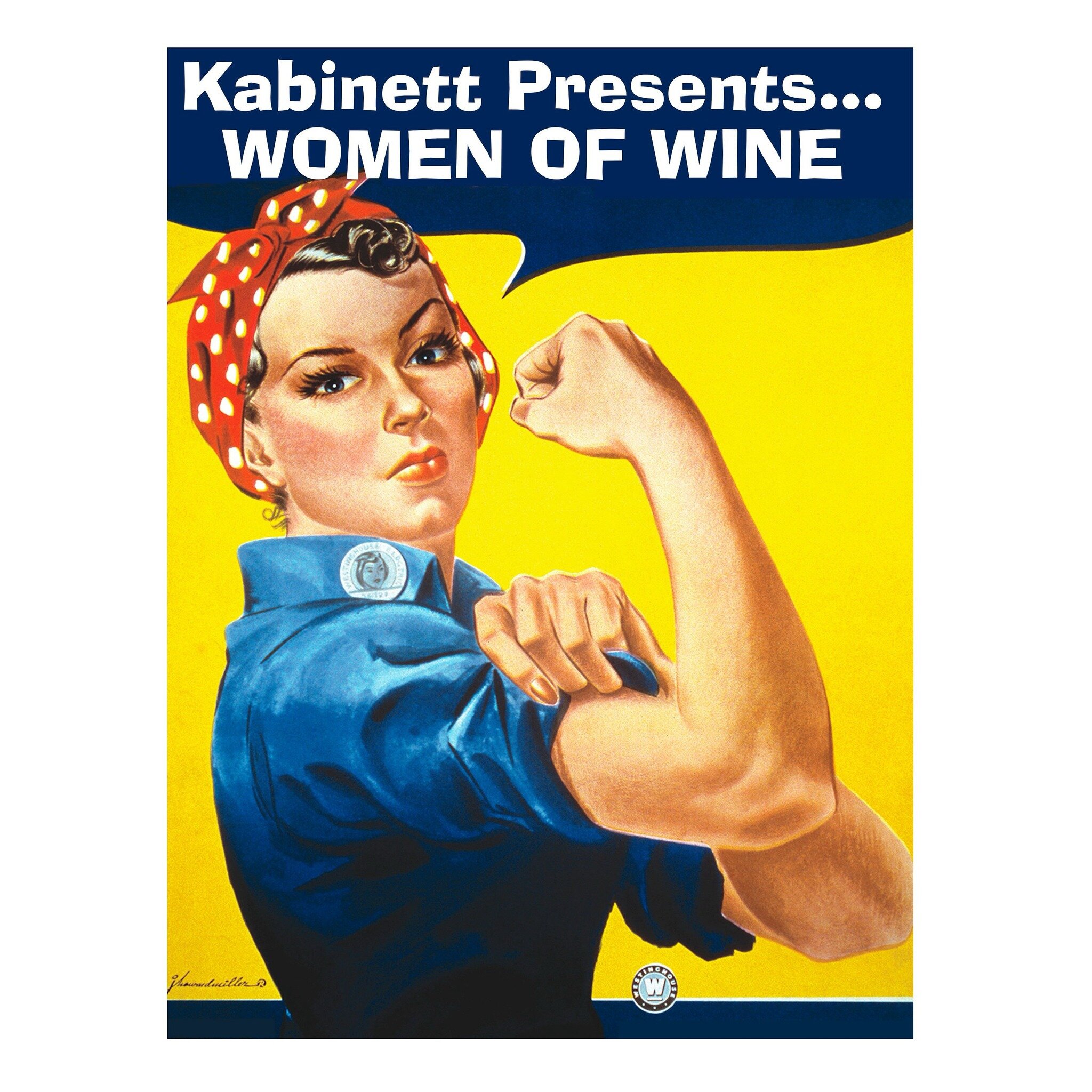 📣 WINE DINNER NEWS! Reservations for Kabinett&rsquo;s March wine dinner open this Thursday at 8.15pm on Resy. For our next theme we are celebrating the Women of Wine&mdash;it&rsquo;s International Women&rsquo;s Month, after all! &thinsp;
&thinsp;
💪