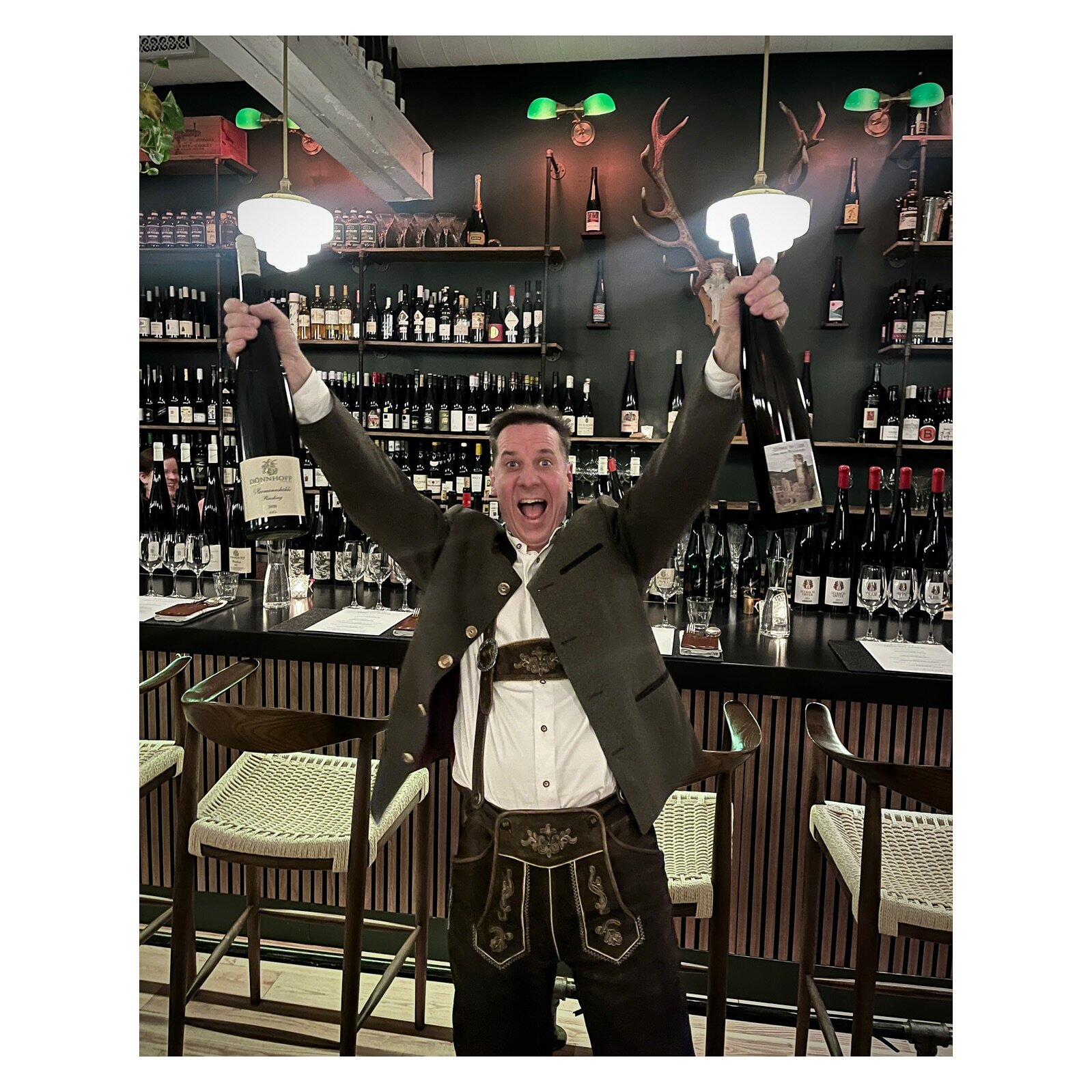 Well, that&rsquo;s a wrap! Our 2nd annual German wine dinner. We poured some of the best darn Riesling on the planet. Served some of the best creative German food in the USA.  No one was more excited than this Riesling goon whose lifelong Riesling dr