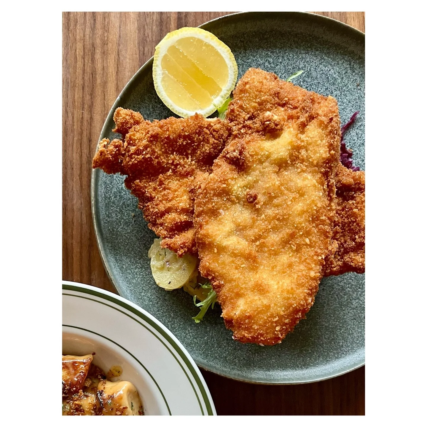 Scientific studies have shown that schnitzel and potato salad improves your mood and comfort levels by 100%. Lucky for you a Kabinett classic, Wienerschnitzel with warm German potato salad, is on the Easton Restaurant Week menu this week. Come join u