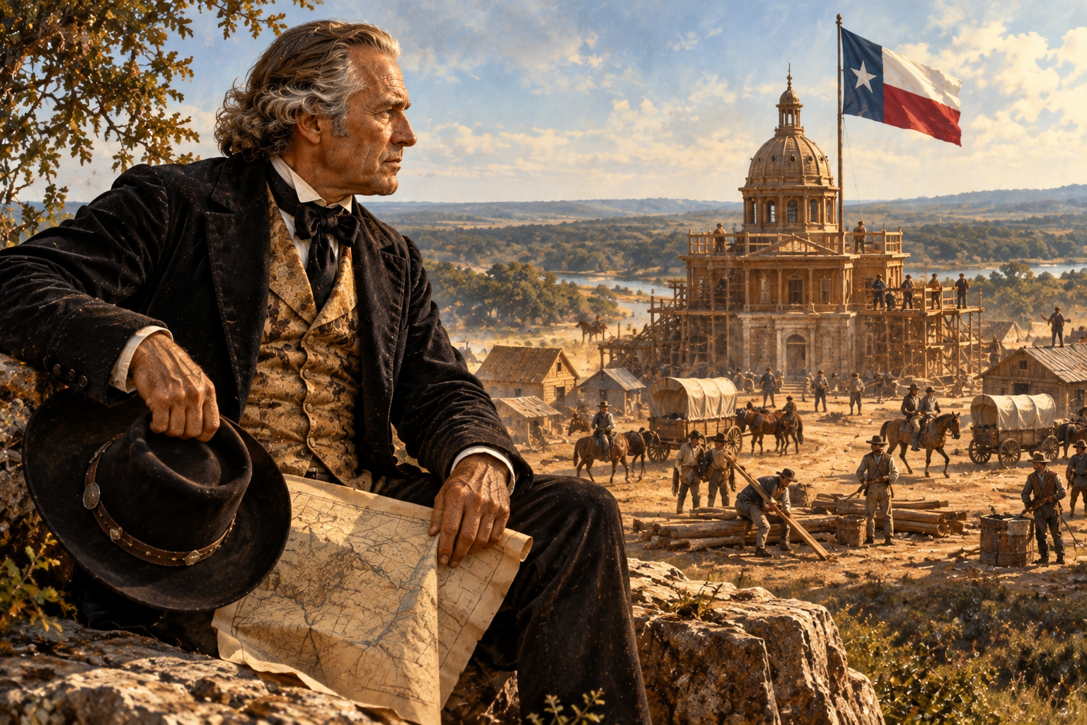Mirabeau as President of Texas