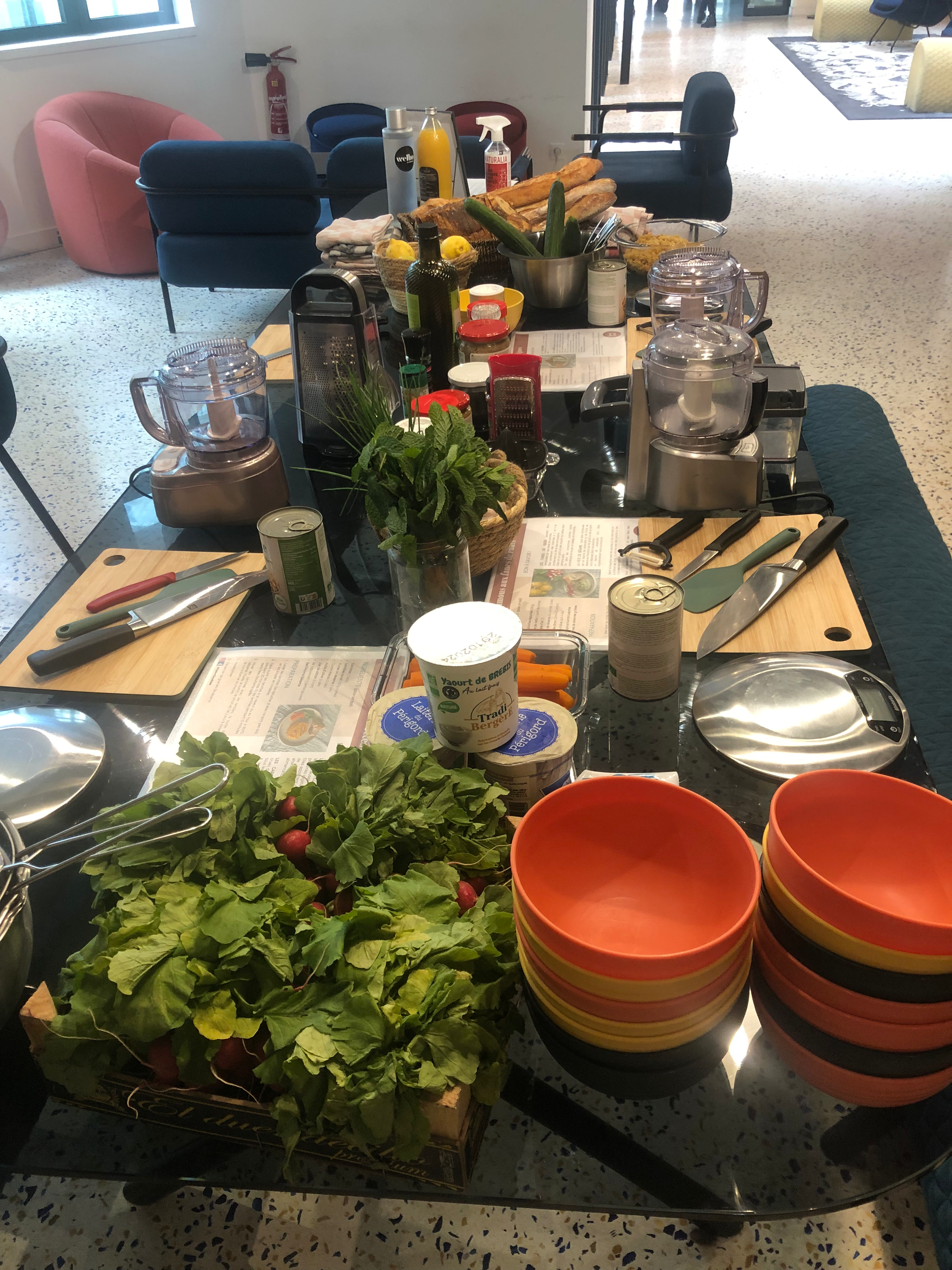 Atelier cuisine zéro déchet en entreprise