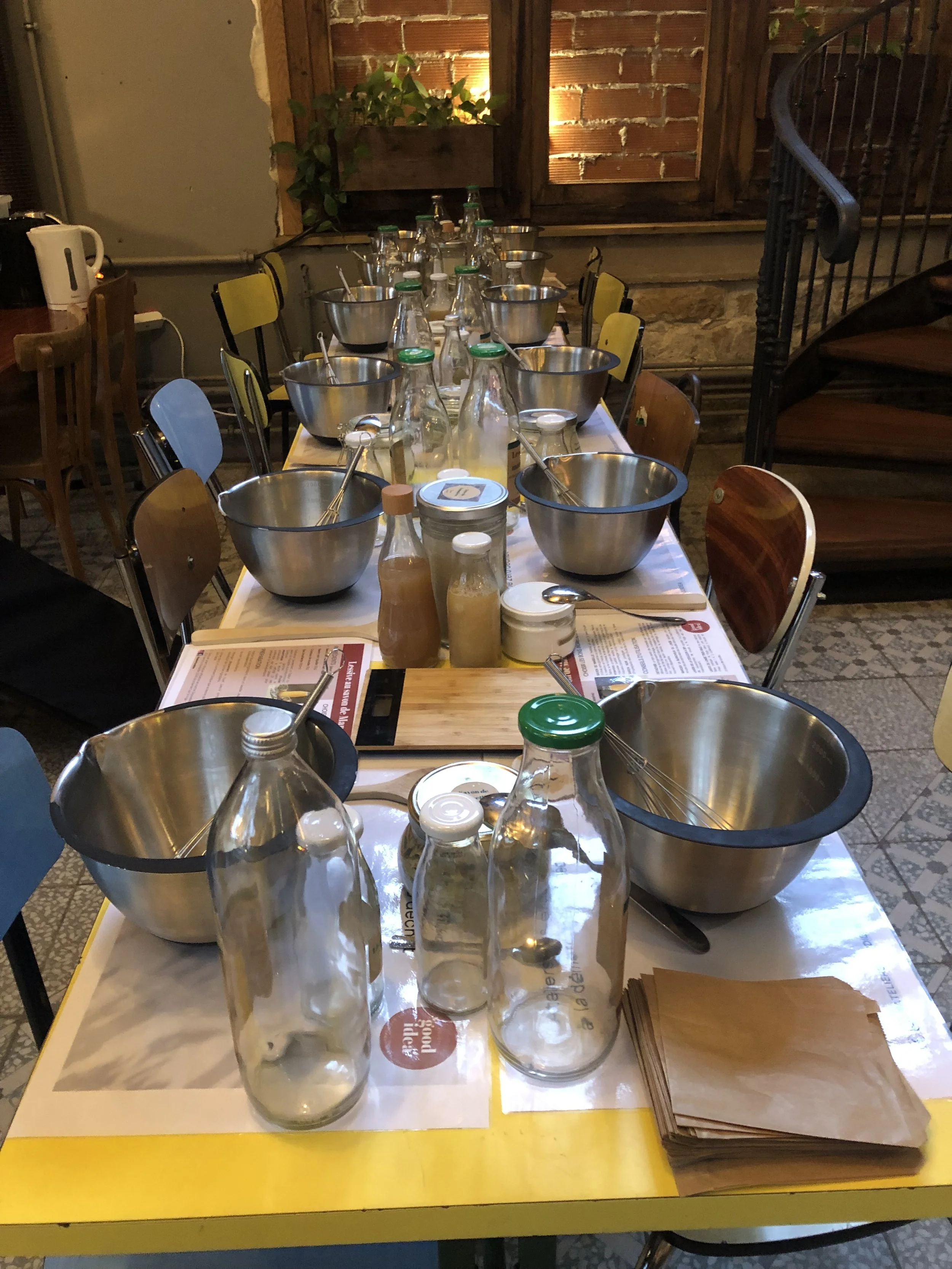 Atelier entretien de la maison en entreprise et tiers-lieux