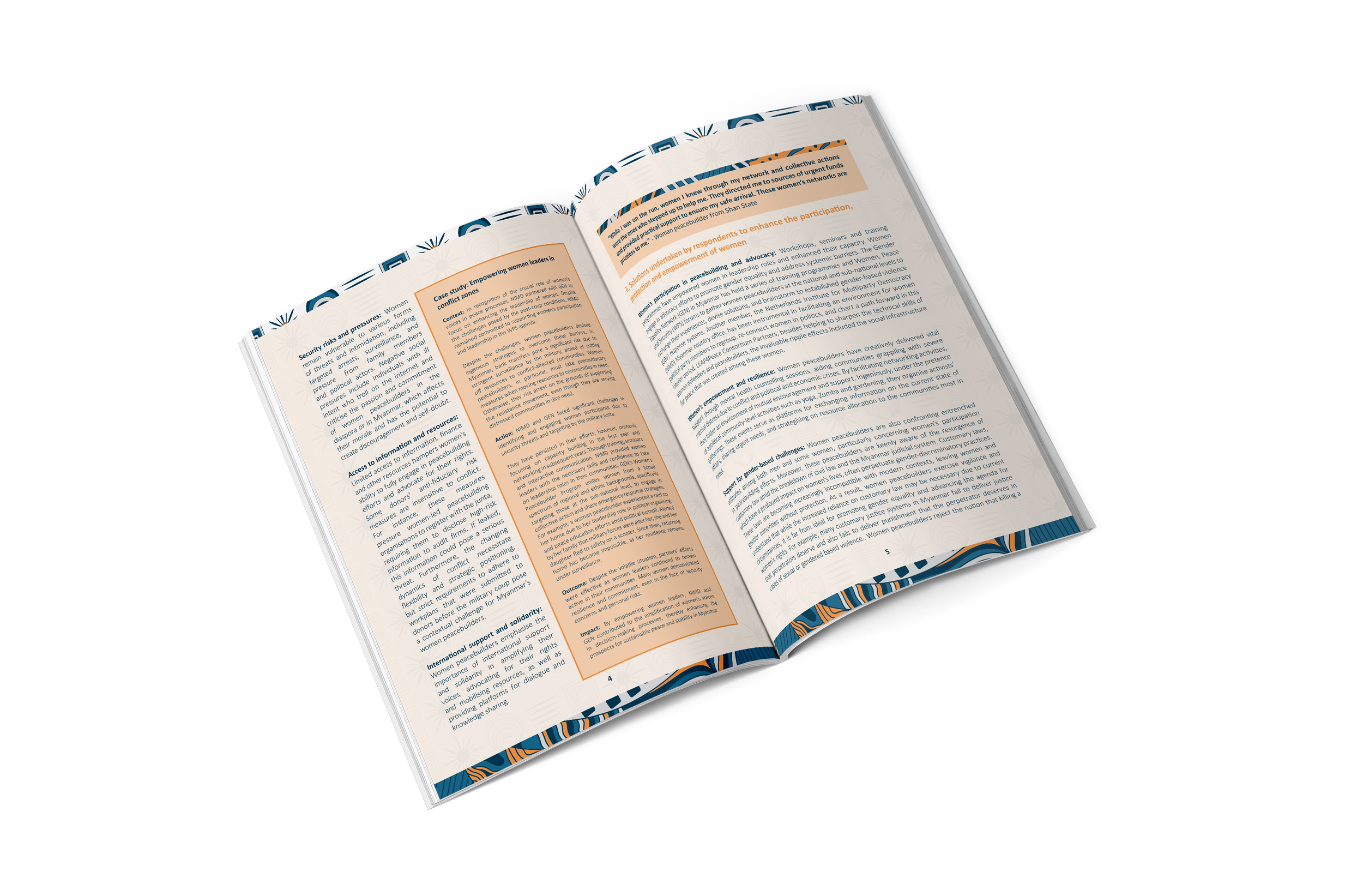 LEAP4Peace Consortium - Report design project