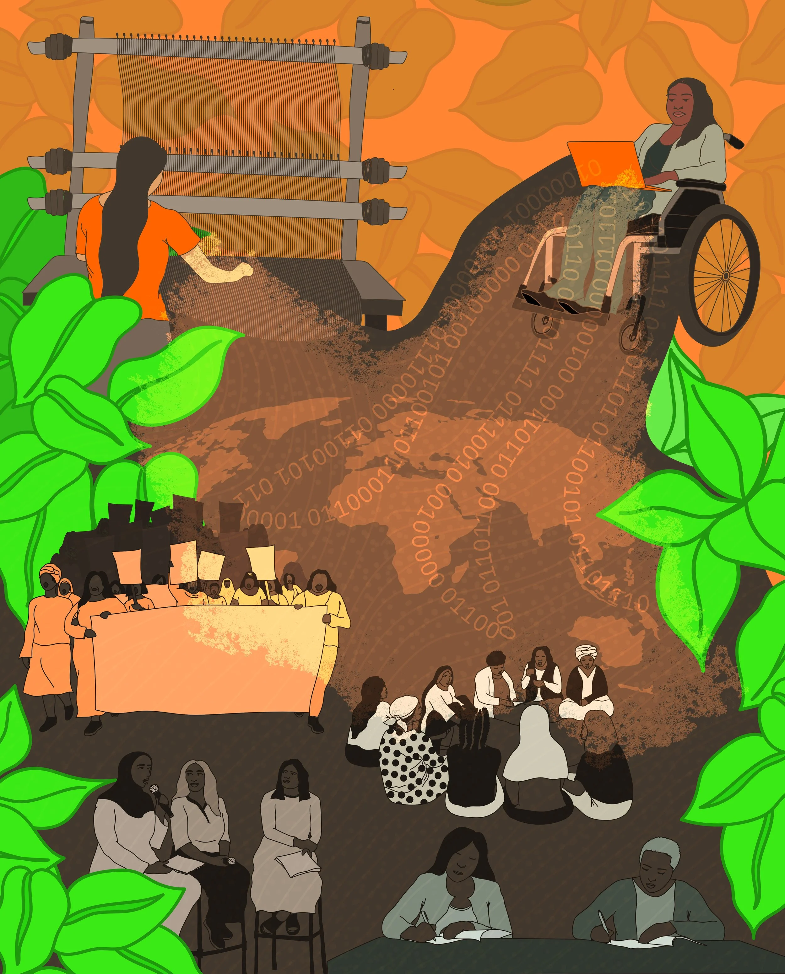 Conciliation Resources - Report illustration project