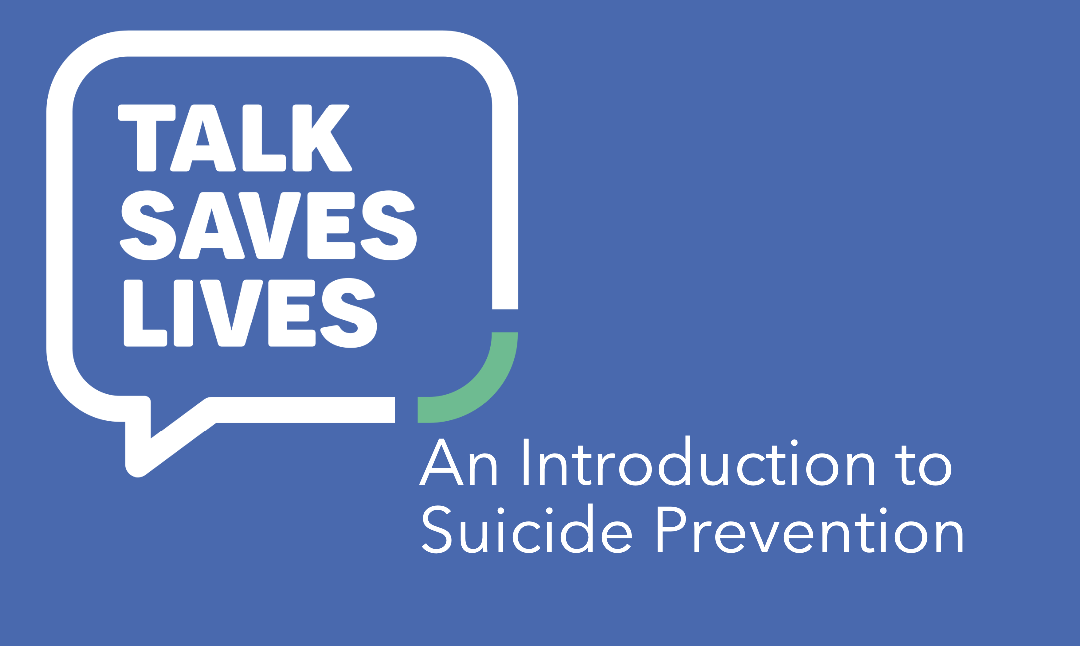Talk Saves Lives: A Timely Opportunity to Build Awareness and Prevent Suicide in New Hampshire