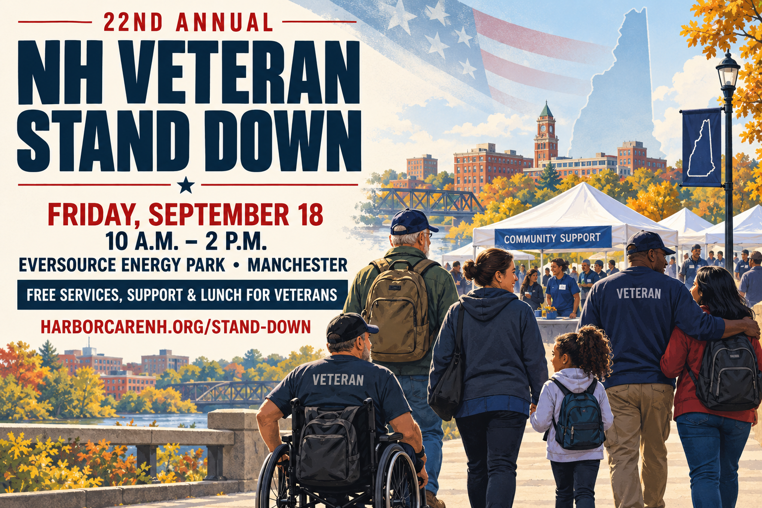 Harbor Care Hosts Annual NH Veteran Stand Down on Sept. 18 in Manchester