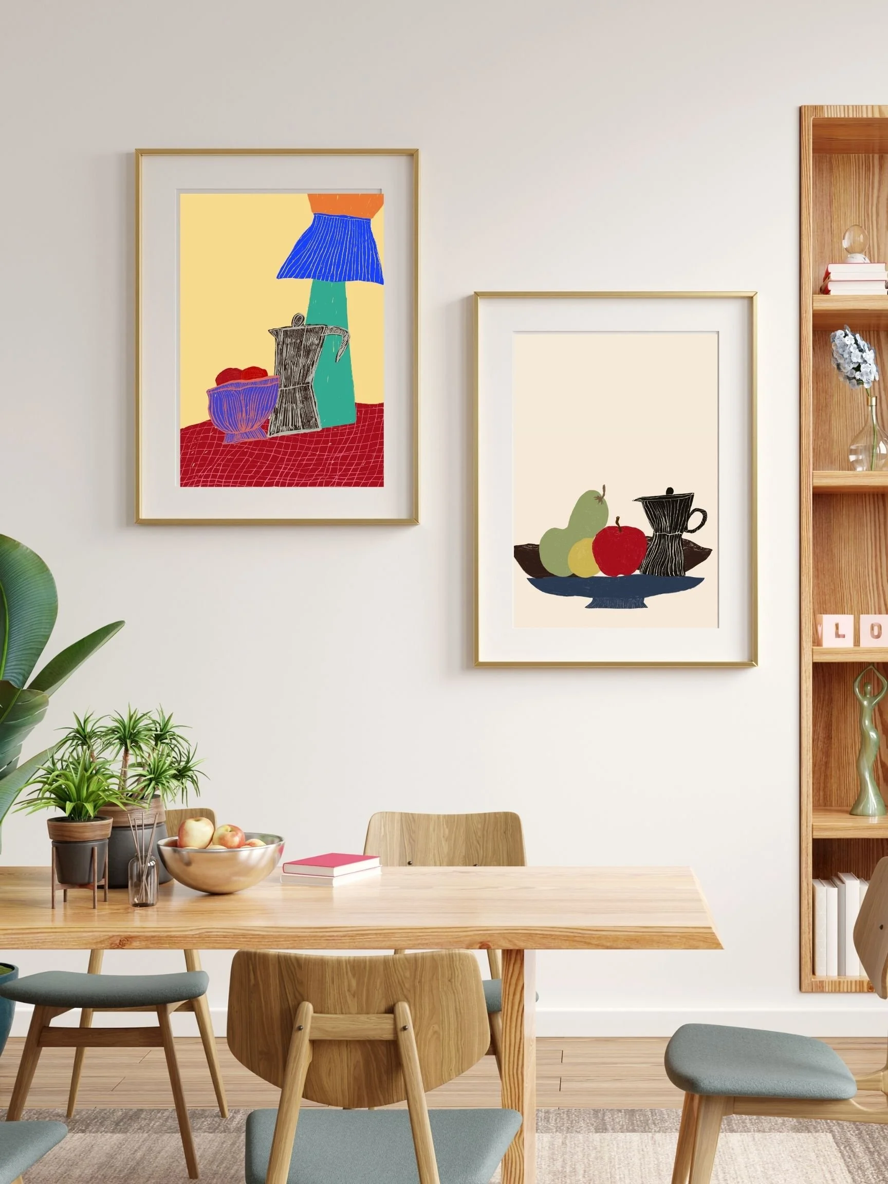 Kitchen Table + Tidy Kitchen