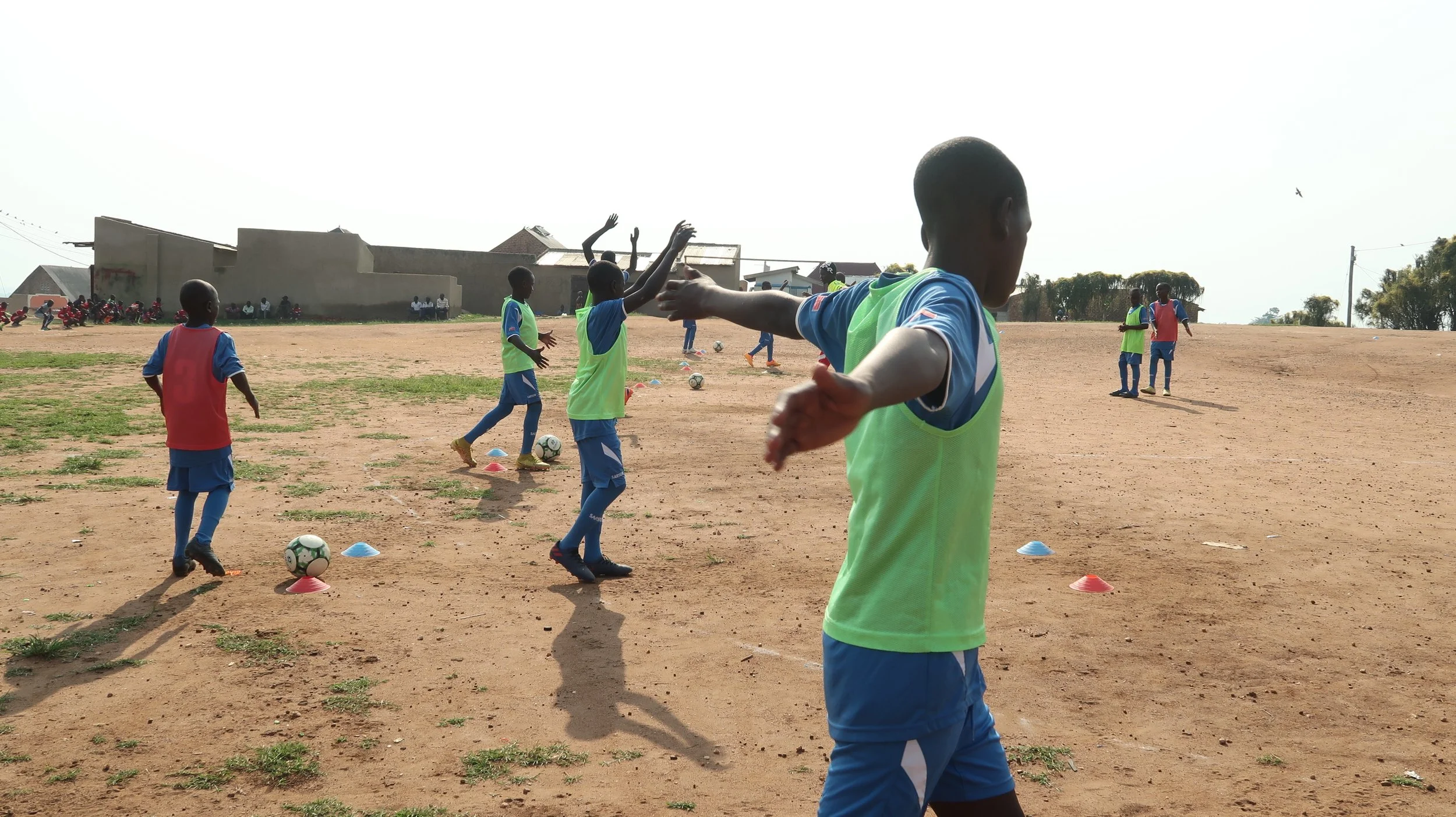 Copy of Elyon PLayers warming up for the match.JPG