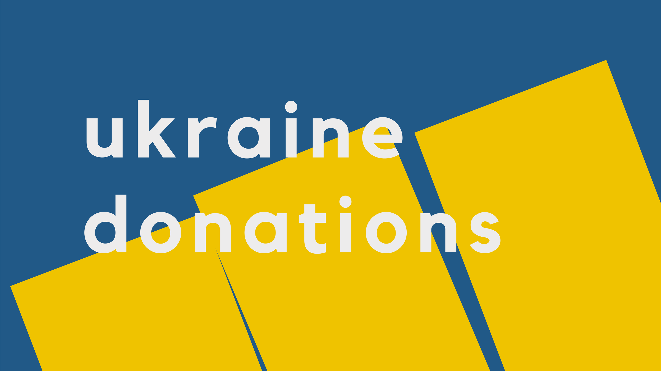 Donations to Ukraine — hope church