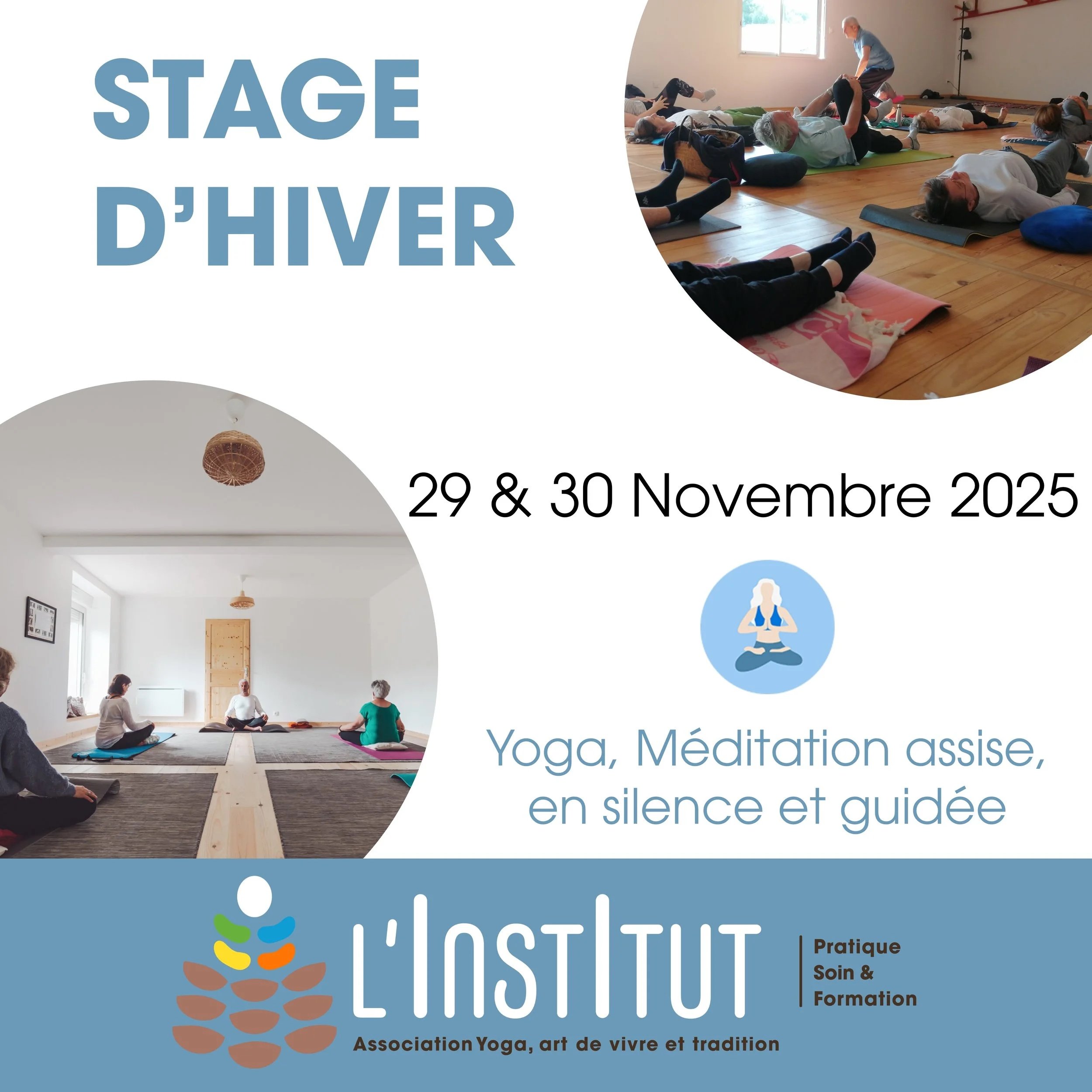YOGA, MÉDITATION ASSISE, EN SILENCE ET GUIDÉE 