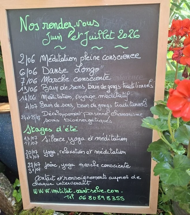 EN JUIN ET JUILLET PRENEZ SOIN DE VOUS !