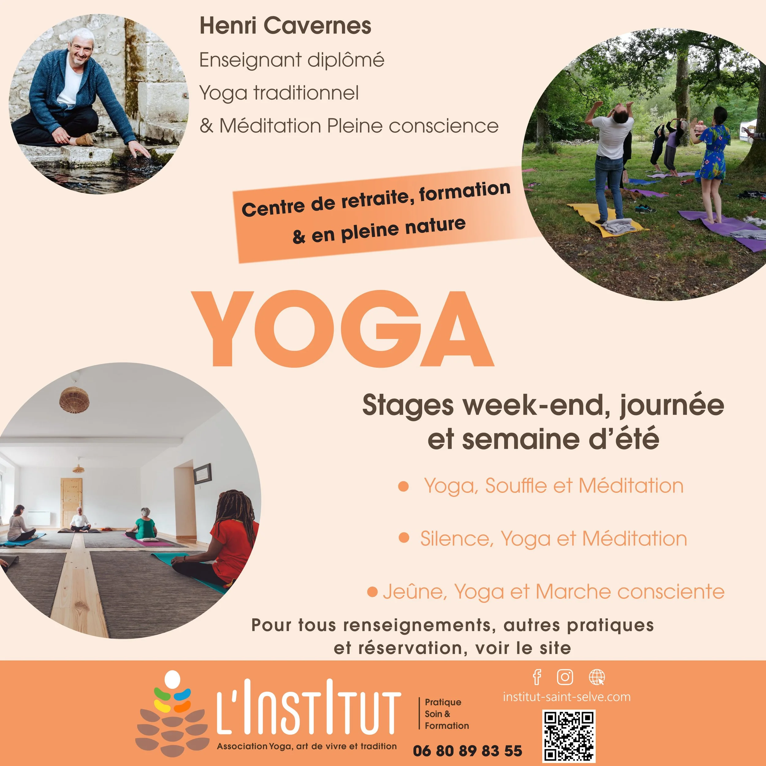 Stages de Yoga, méditation, jeûne, retraite silence