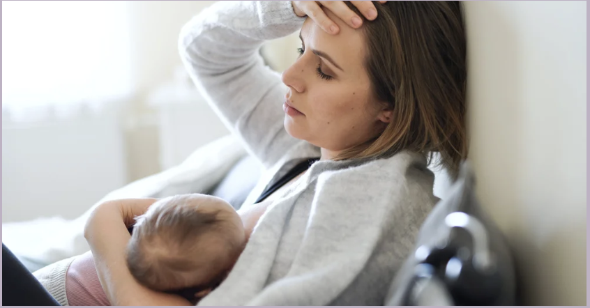 tired-mother-breastfeeding