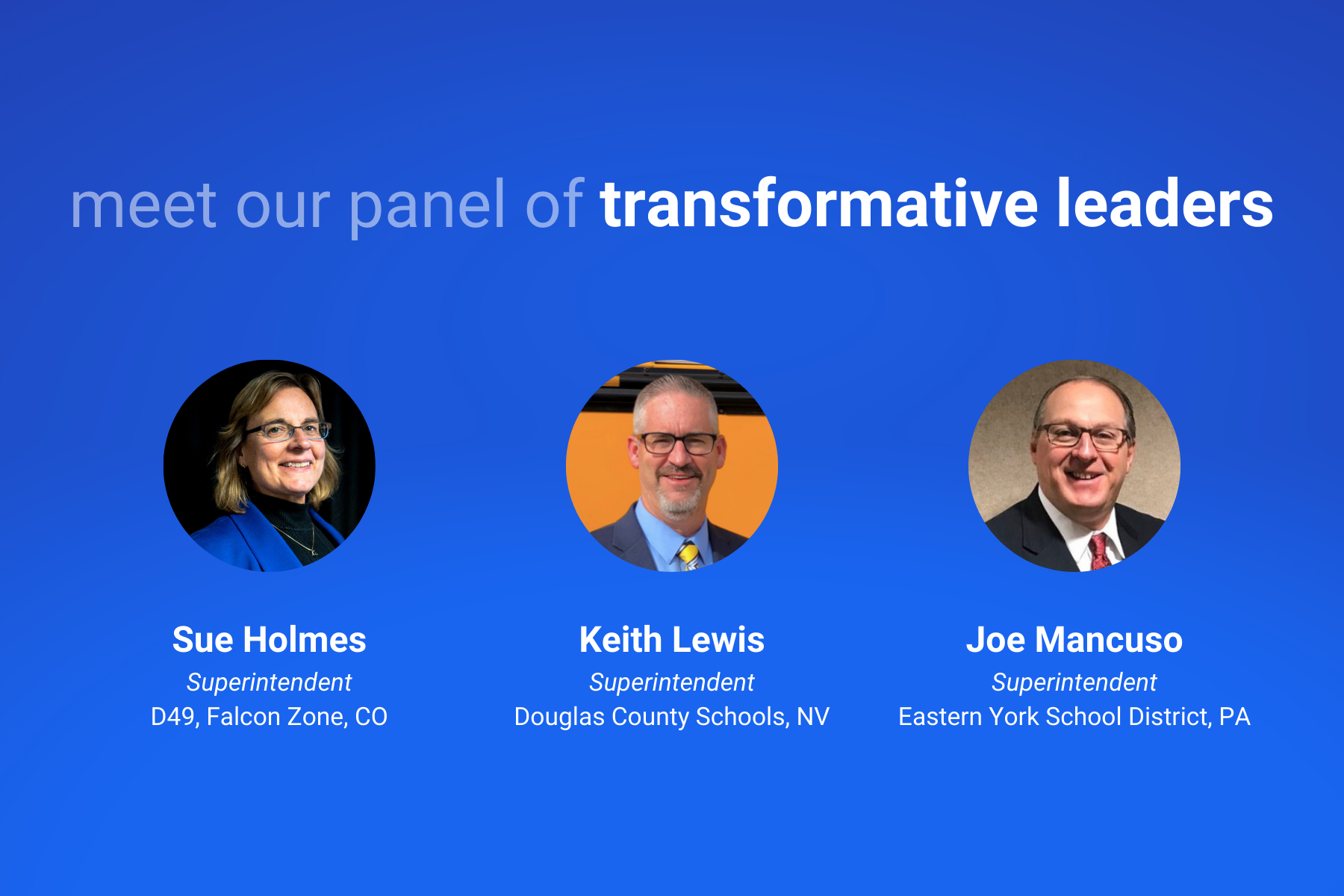The Lexicon of Modern Learning - Superintendent Panel