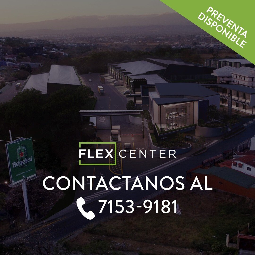 &iquest;Buscando expandirte o almacenamiento para tu negocio? 

Flex Center te ofrece bodegas de 285.39m2 hasta 829.11m2, con f&aacute;cil acceso desde la ruta 27 y cerca de las principales zonas comerciales de Escaz&uacute;.

Solicit&aacute; informa