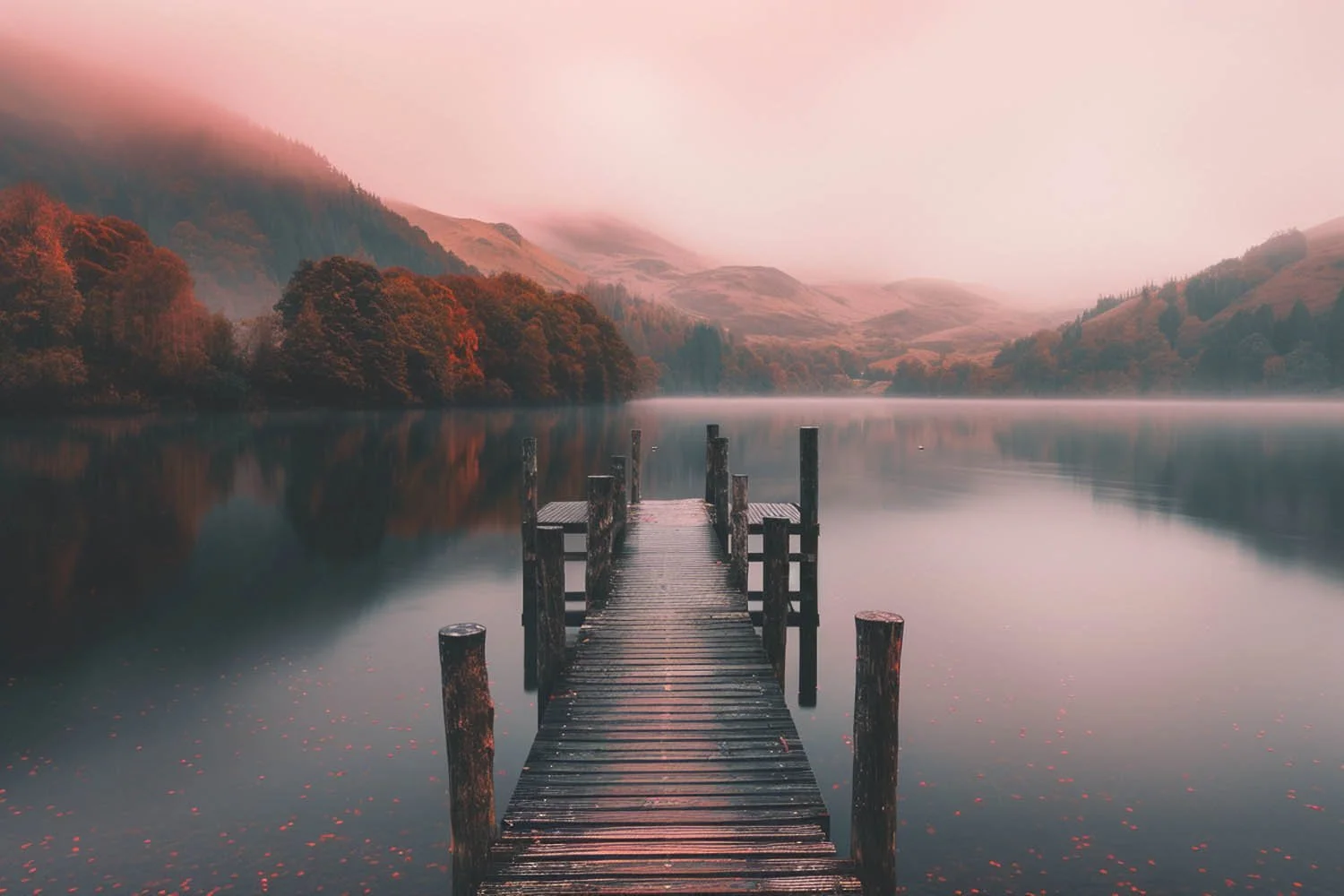 Calm natural scene representing emotional regulation and mindfulness in therapy