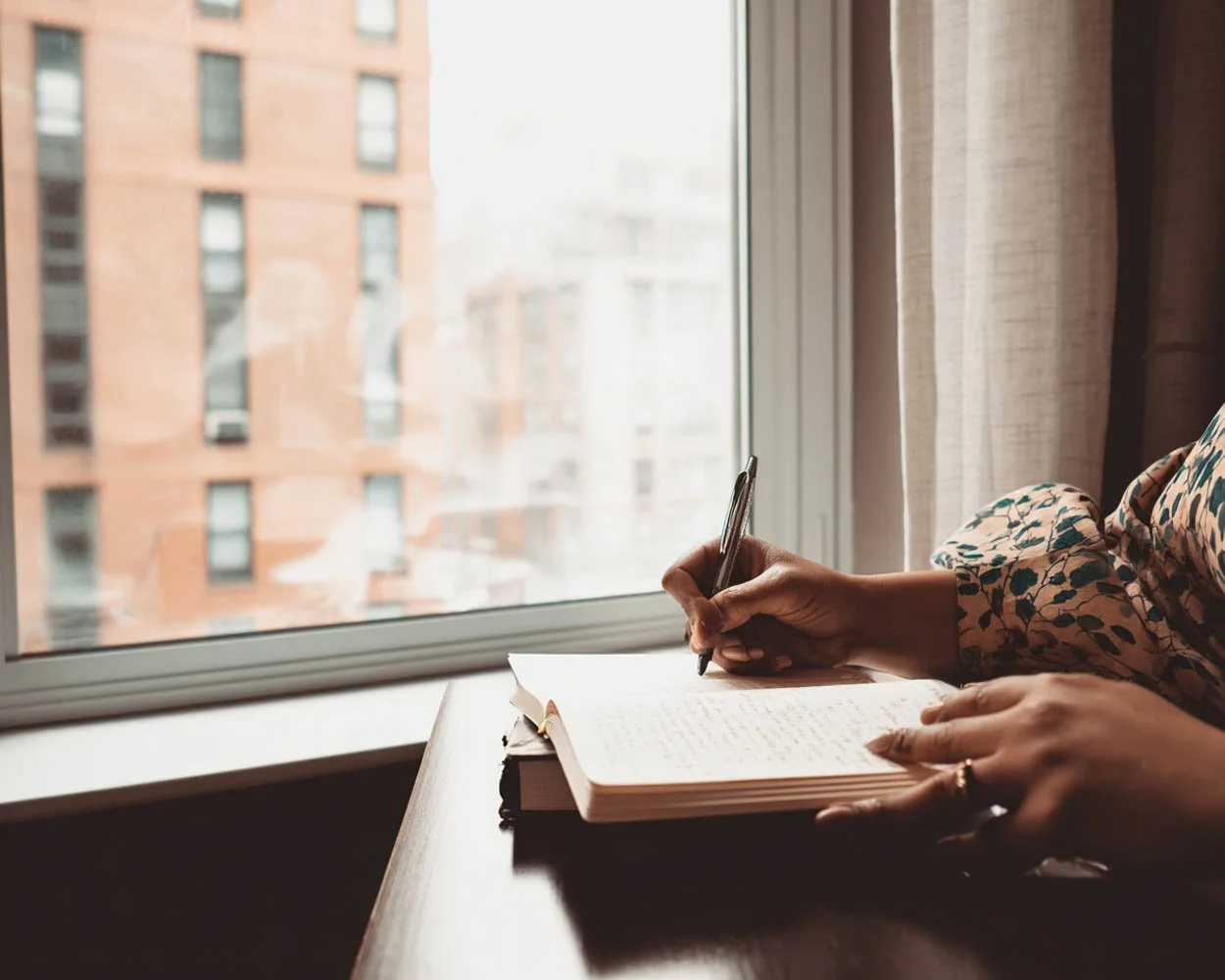 Client practicing CBT skills between sessions in Upper East Side NYC