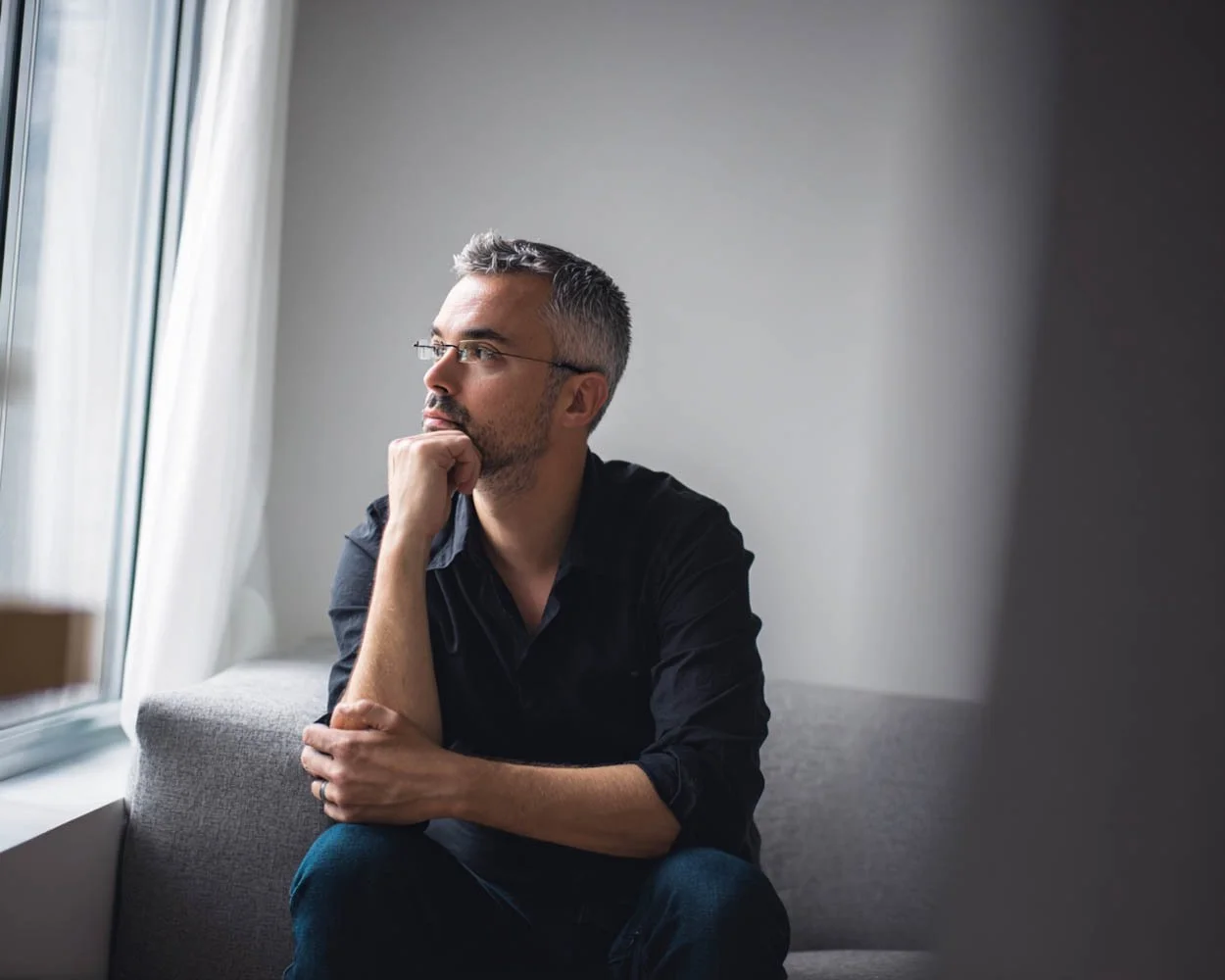 Client engaging in exposure and response prevention therapy practice