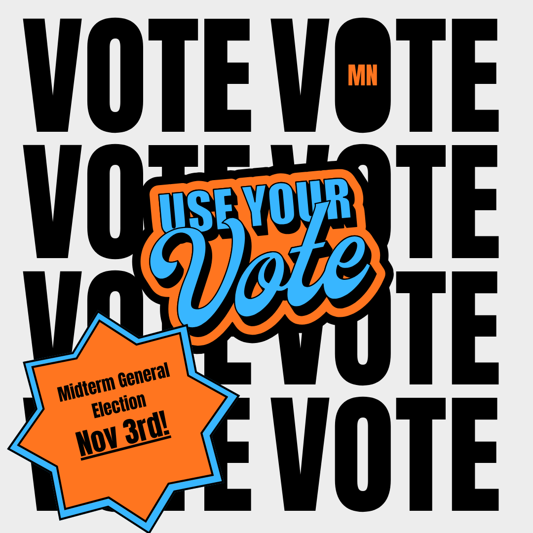 Tuesday, November 3rd - MN General Midterm Election