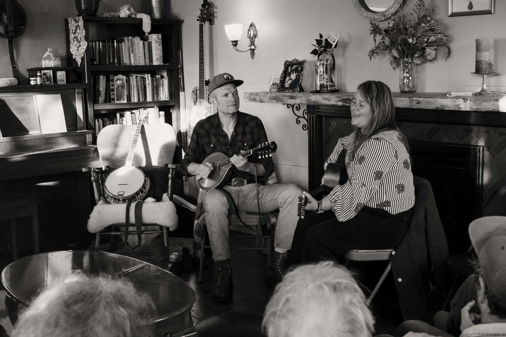 Sammy Lind and Nadine Landry at The Hedge House